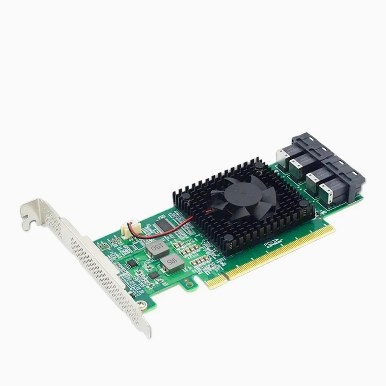 Adattatore switch SSD PCIe3.0 X16 a 4 X U.2 NVMe con controller PLX8747, non richiede la biforcazione della scheda madre