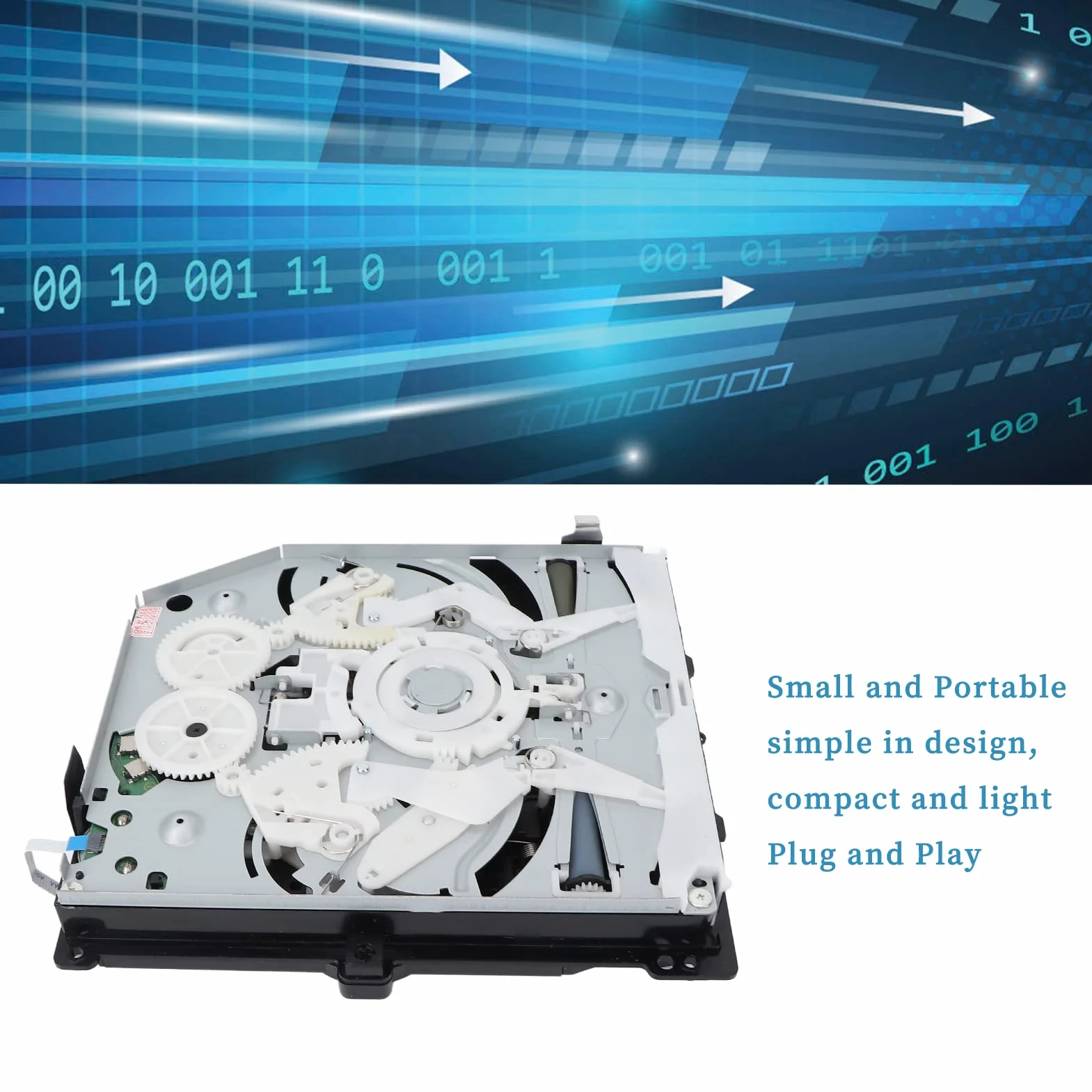 Gugxiom Sostituzione dell'unità Ottica, Sostituzione dell'unità Dvd Blu-Ray PS4 per Sostituire L'unità Dvd con Shredder 490a, Supporta Blu Ray e Monoculare, per PS4 KEM 490