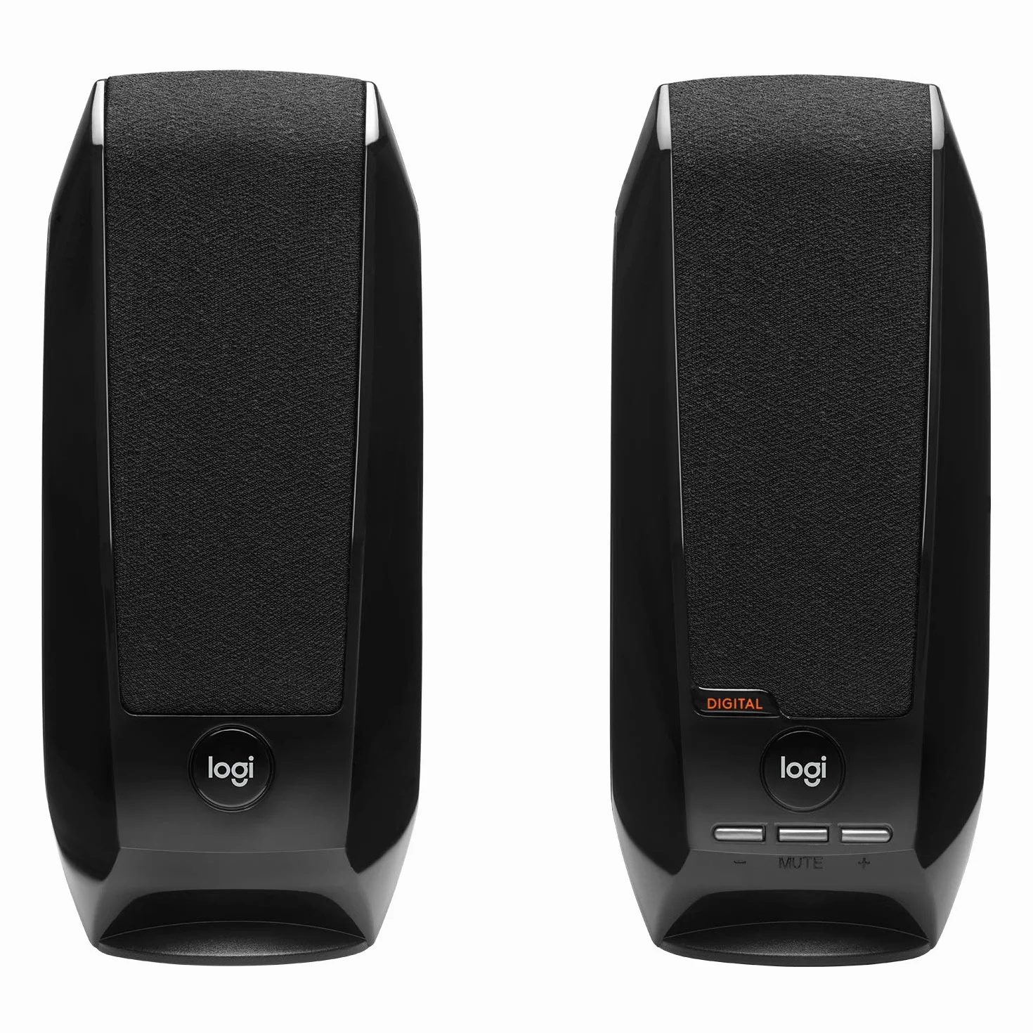 Logitech S150 2.0 Altoparlanti Stereo Digitali USB per PC e Laptop, Sistema Audio Plug and Play, Alimentazione USB, Controlli Volume e Mute Integrati, Design Compatto, Spina UE - Nero