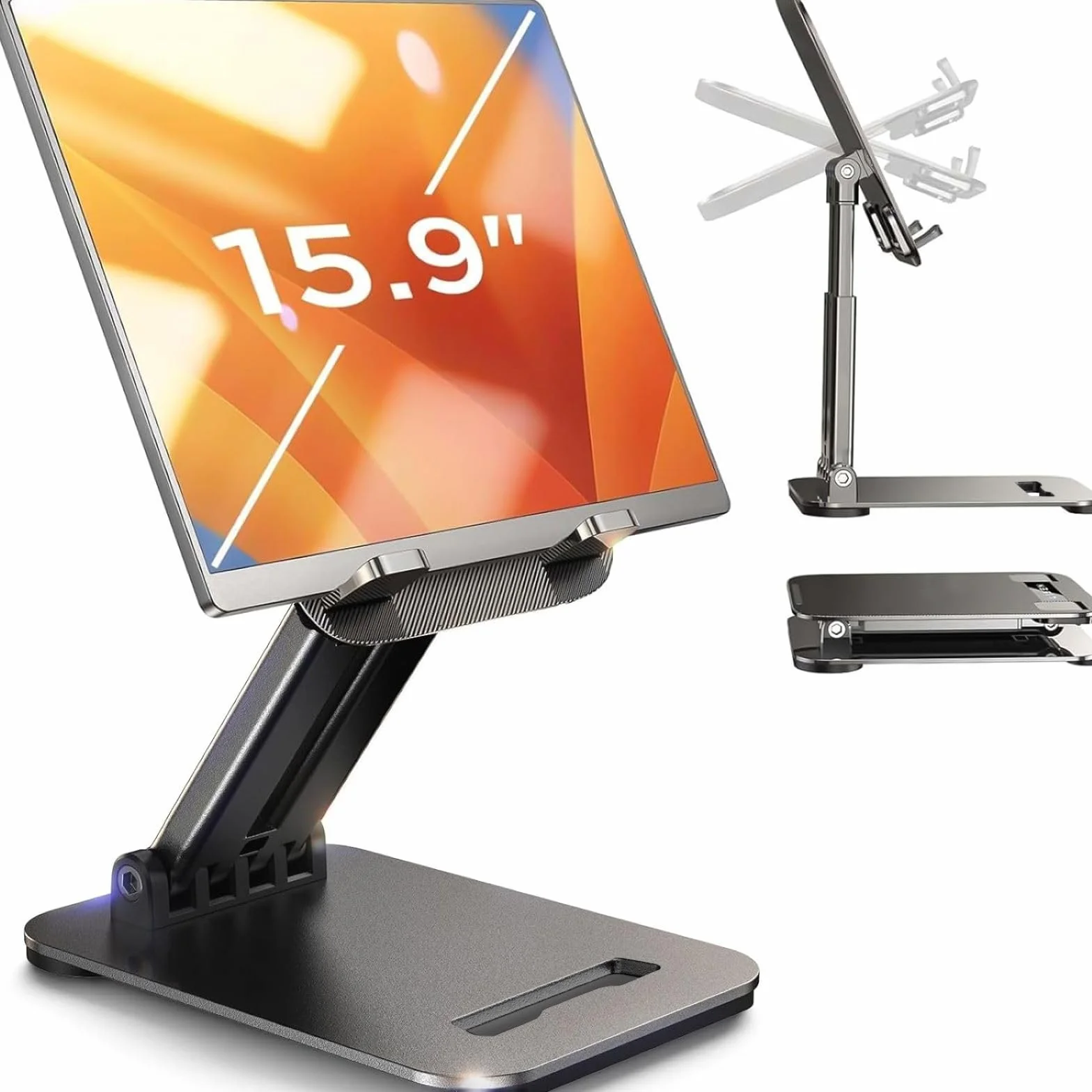LISEN Regolabile Supporto Tablet per iPad 10 11 Generazione Air iPhone 4.7"-15.9" Samsung