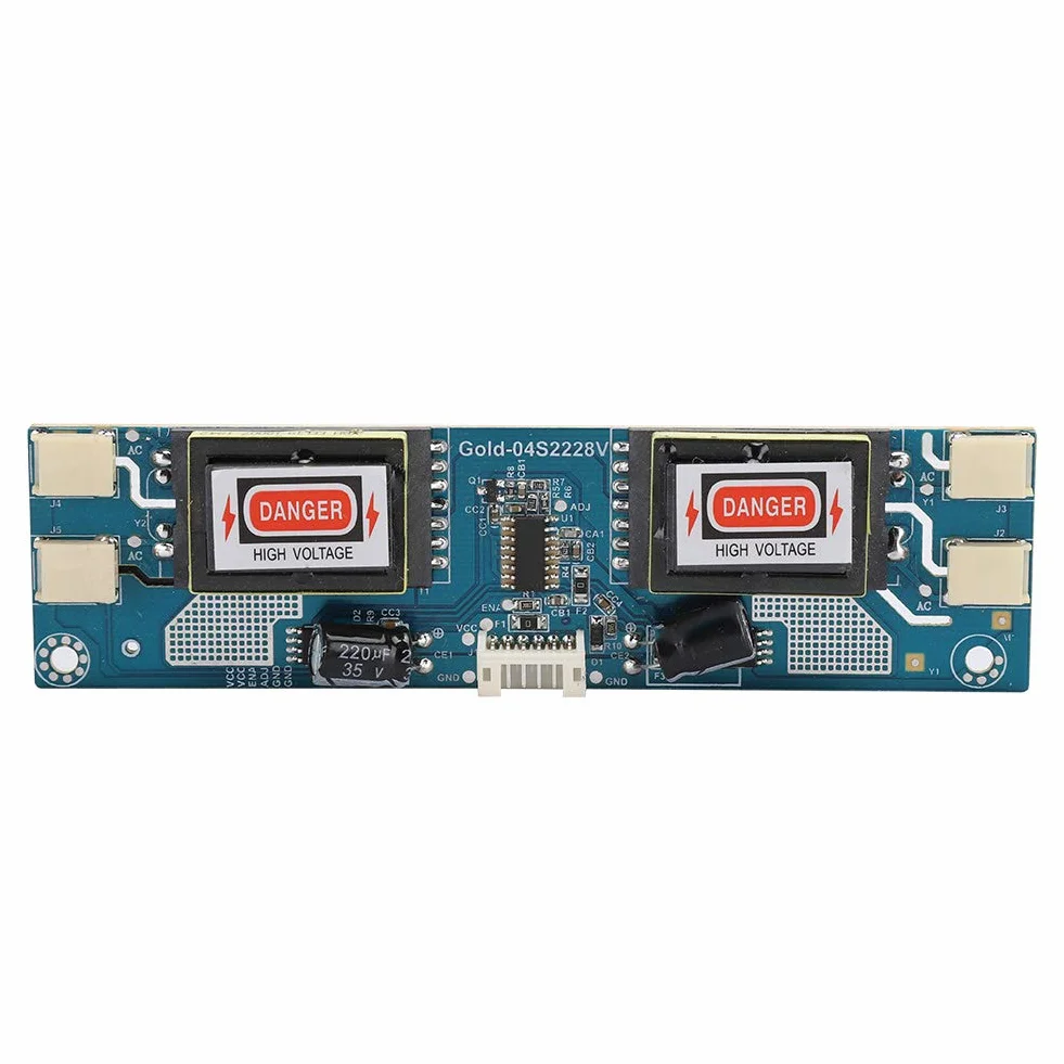 Scheda inverter CCFL ad alta potenza 4 lampada piccola porta alta Prure Inverter Board per retroilluminazione schermo LCD da 10-26 pollici, 10-28 V