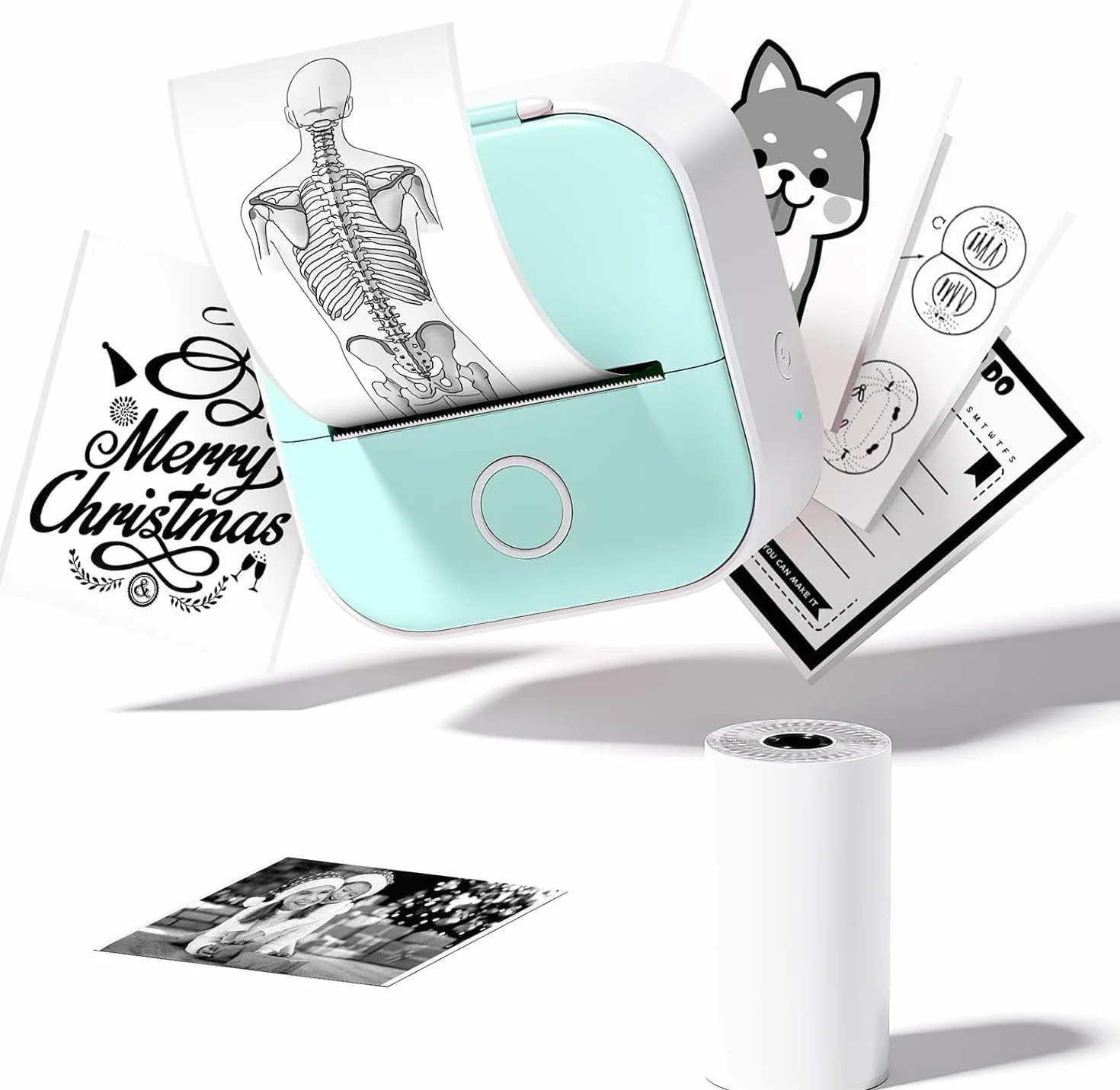 Mini stampante Print Pod, Stampante fotografica per telefono, Etichettatrice