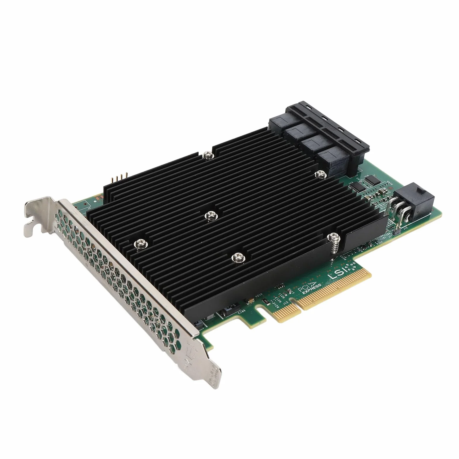 Scheda HBA LSI SAS 9300 16I, Scheda Adattatore Bus Host HBA Porta SAS SATA da 12 Gbps per per Linux per VMware per FreeBSD