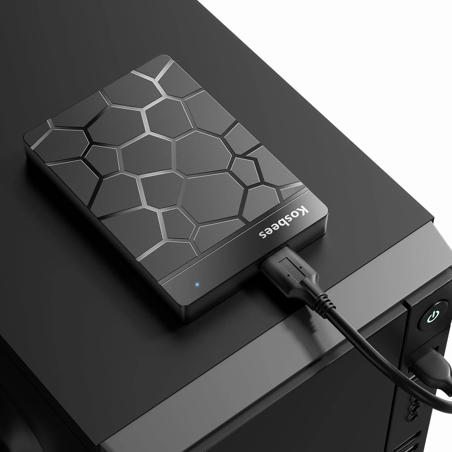 Hard disk esterno da 500 GB, hard disk portatile per Windows, ultra sottile, compatibile con PC, Mac, laptop, PS4, Xbox one, Xbox 360; pronto all'uso