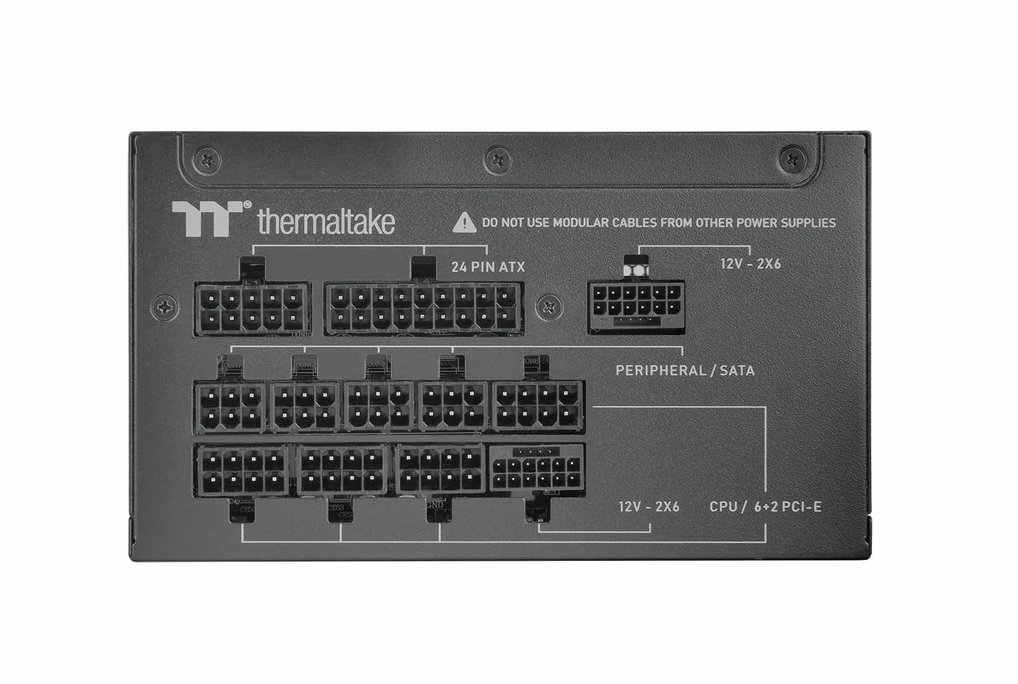 Thermaltake Toughpower GT 1200W | ATX 3.1 | PCIe 5.1 12V-2x6-Anschluss | ultraleise Smart-Zero-Funktion | Low Profile Kabel | 80+ GOLD | Modular