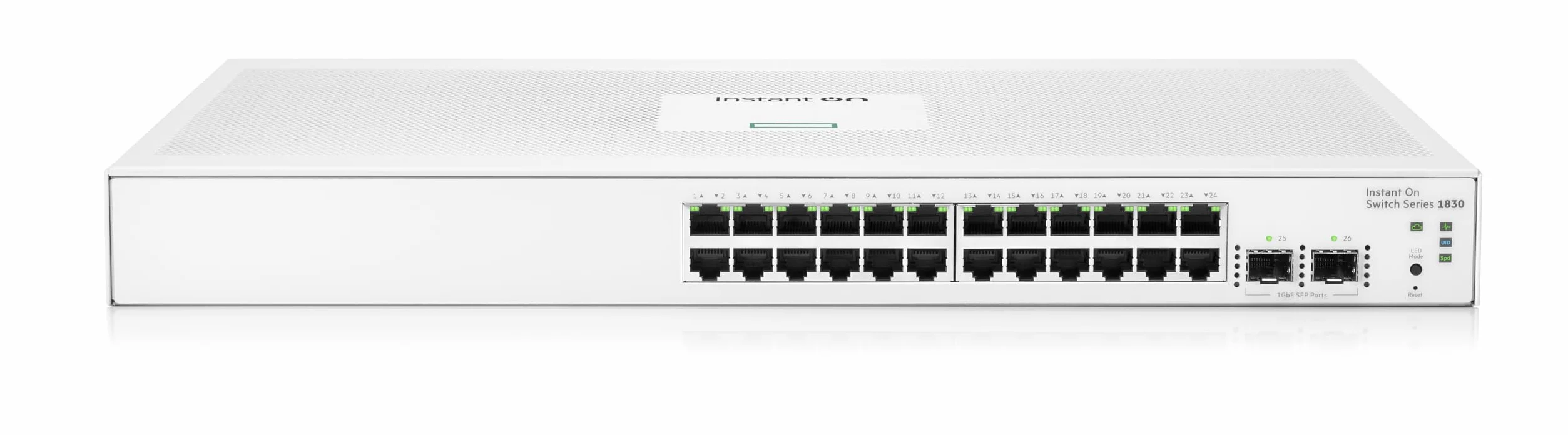 Hewlett Packard Enterprise Aruba Instant On 1830 24g 2sfp Gestito L2 Gigabit Ethernet [10/100/1000] 1u (aruba Switch Ion 1830 24g - 2sfp Europe - Eng