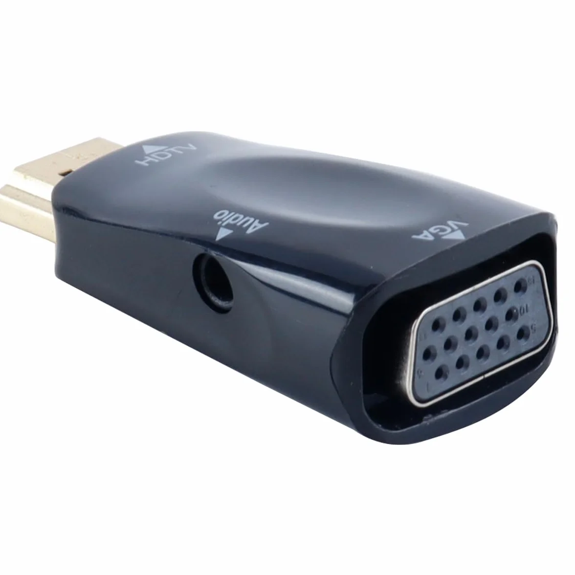 Adattatore Da HDMI a Jack 3,5, Convertitore Da HDMI Femmina a VGA Femmina HD 1080P Con Cavo Jack Audio Da 3,5 Mm