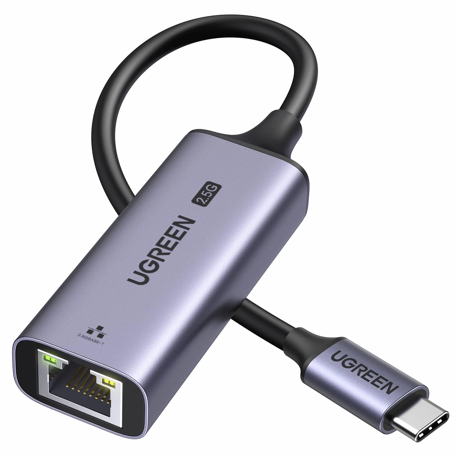 UGREEN Adattatore Ethernet USB C 2.5G RJ45 in Alluminio Type C Lan Compatibile iPhone 17 Pro Max MacBook Pro iPad Pro Galaxy S24 Xiaomi 13