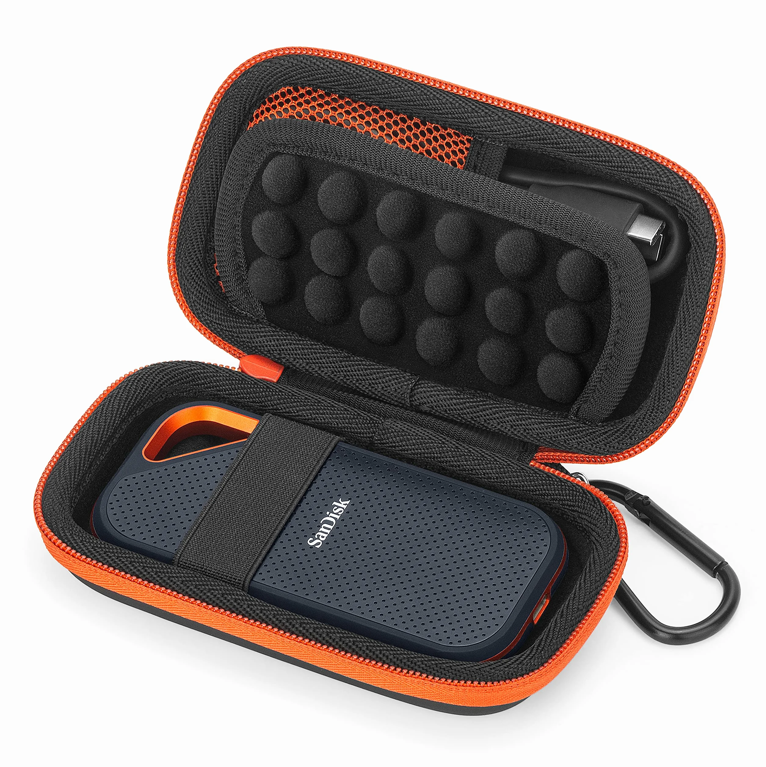 YINKE Custodia Rigida per SanDisk Extreme Pro/SanDisk Extreme/Crucial X8 /WD My Passport Portable SSD Esterno, 500 GB, 1 TB 2 TB, Borsa Protettiva Cover Case