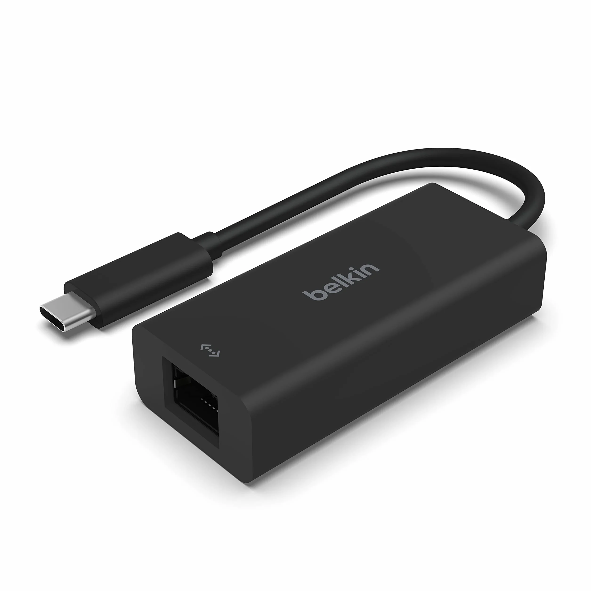 Belkin Adattatore USB-C Ethernet 2,5 Gb, da Thunderbolt 3/4 a LAN, certificato USB-IF, compatibile MacBook Pro/Air, iPad Pro, XPS, Surface