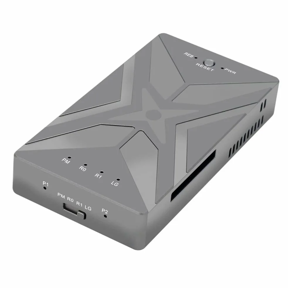 M.2 NVME SSD Dual bay M2 SSD Case Support M.2 Nvme SSD Disk per SSD Hard Disk Box Type-C USB3.2 GEN2 20 Gbps