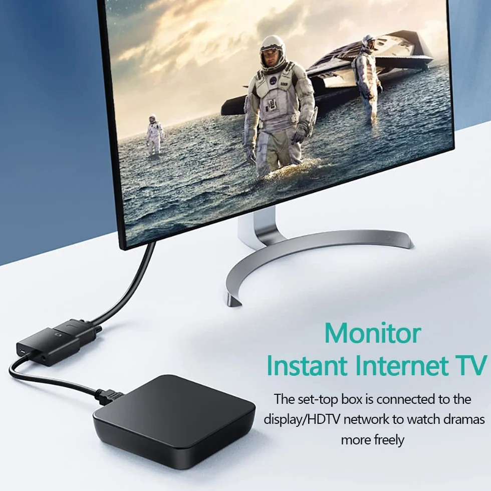 Vinmooog Adattatore HDMI a VGA Cavo HDMI su VGA adattatore hdmi vga,1080P cavo hdmi vga adattatore hdmi in Oro con porta audio da 3,5mm per Pc,Laptop,Proiettori,PS4/3