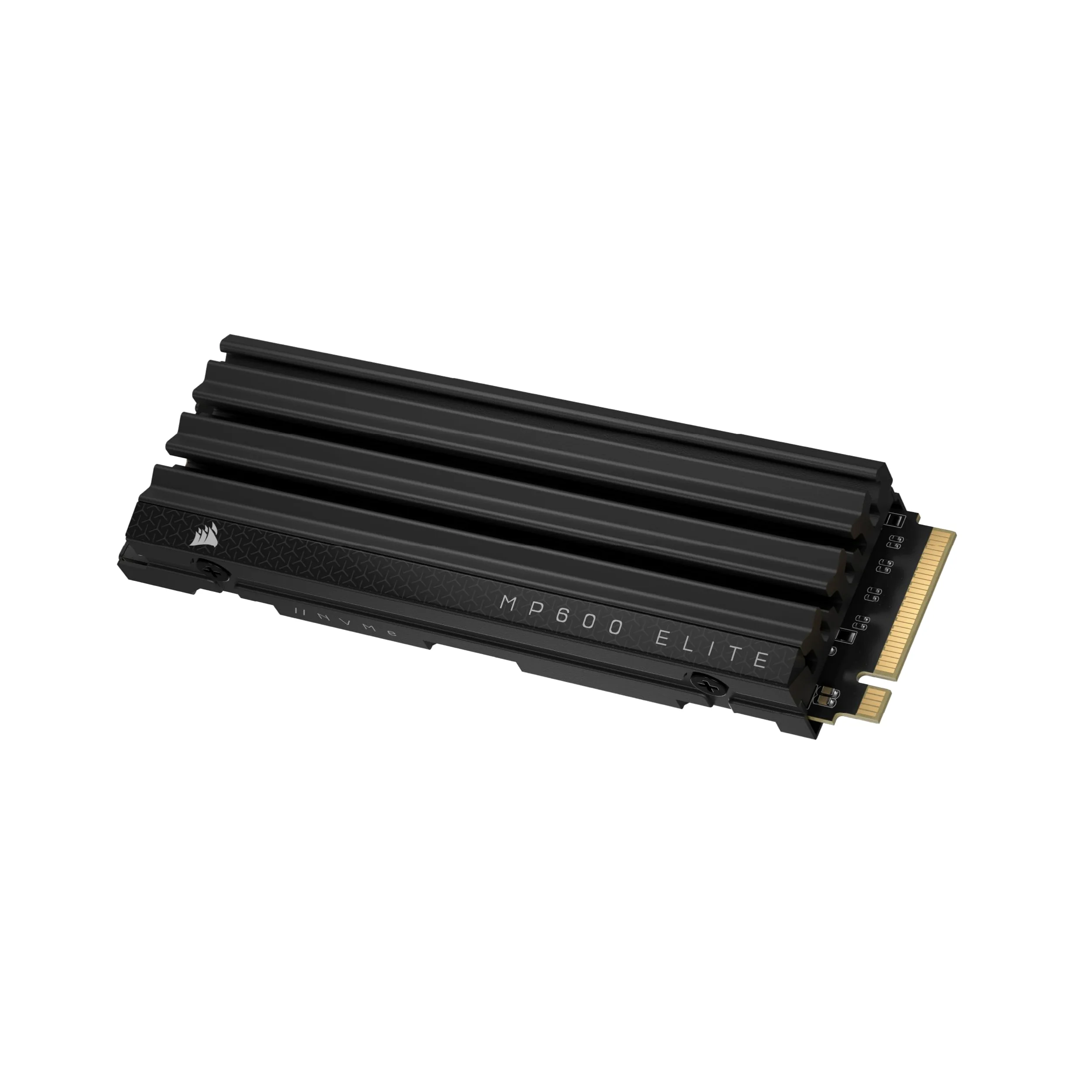 CORSAIR MP600 ELITE 4TB M.2 PCIe Gen4 x4 NVMe SSD con Dissipatore Incluso – M.2 2280 – Fino a 7.000 MB/sec in Lettura Sequenziale – NAND 3D TLC ad Alta Densità – Nero