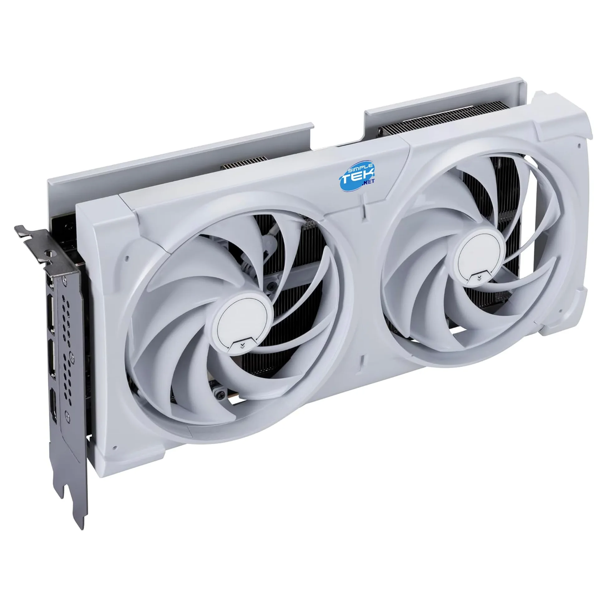 SIMPLETEK - Scheda Video 12GB GDDR7 - Interfaccia PCIe 5.0 - Architettura Avanzata per Gaming, Editing e Rendering - Doppia Ventola