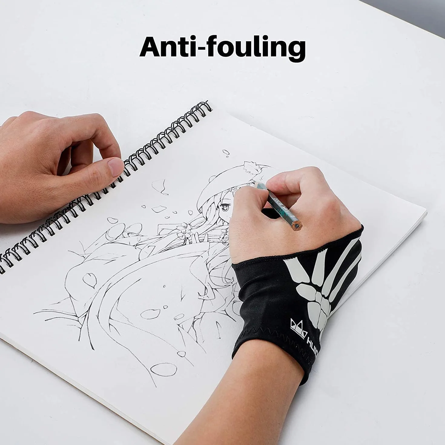 Huion Guanto Scheletro per Tavoletta Grafica