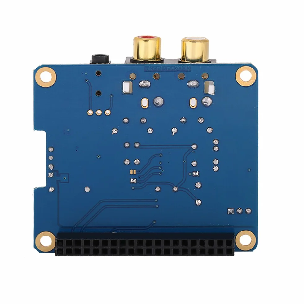 Bewinner I2S Interfaccia Hifi Digi Dac + Hifi Digi Scheda Audio Digitale per B + Modello B/2B/3B/PCM5122 Uscita Dac con Presa Jack da 3,5 Mm Placcata Oro Rcv Doppio Morsetto