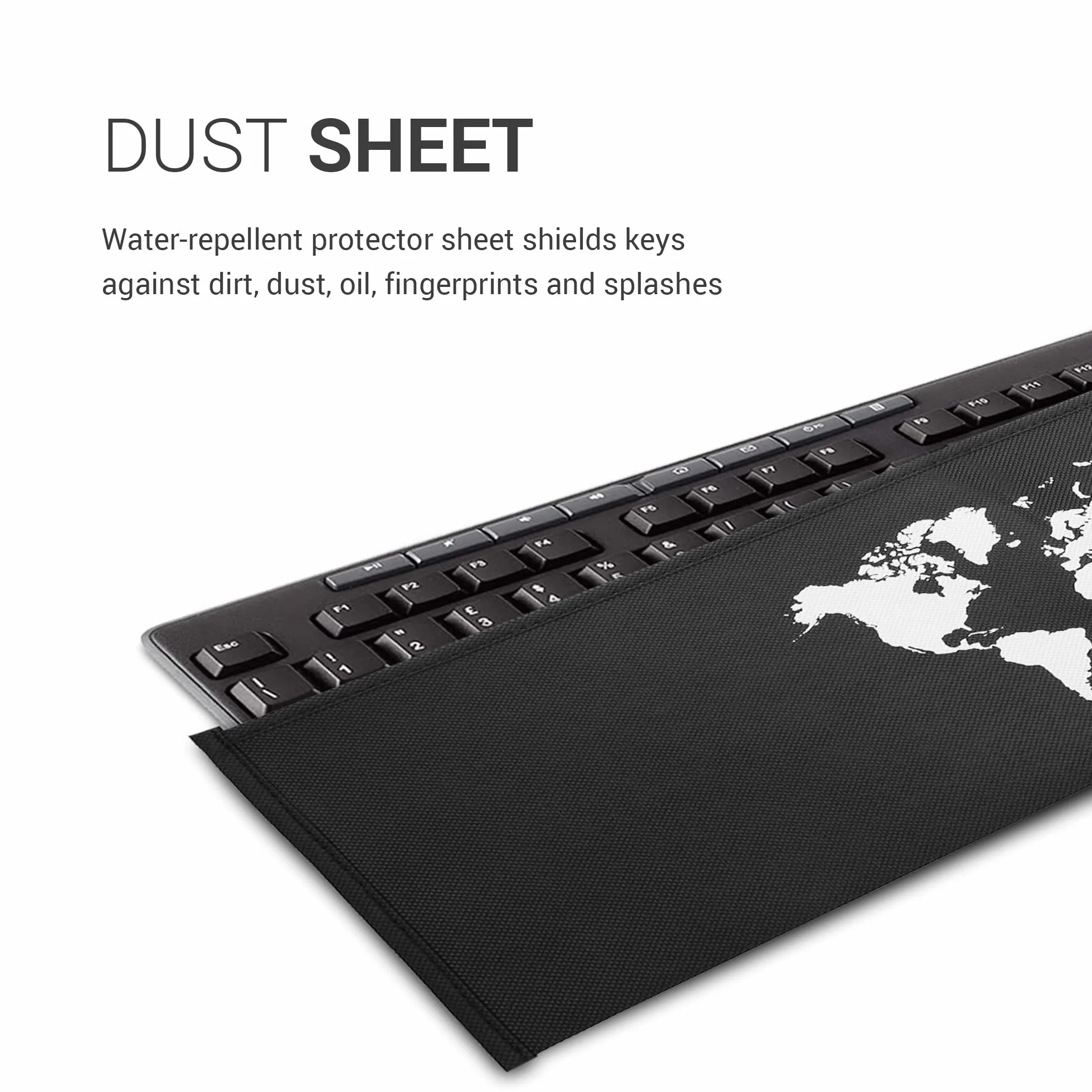 kwmobile Copritastiera Compatibile con Logitech MK270 Wireless - Copertina per Tastiera - Cover proteggi polvere - Custodia Keyboard