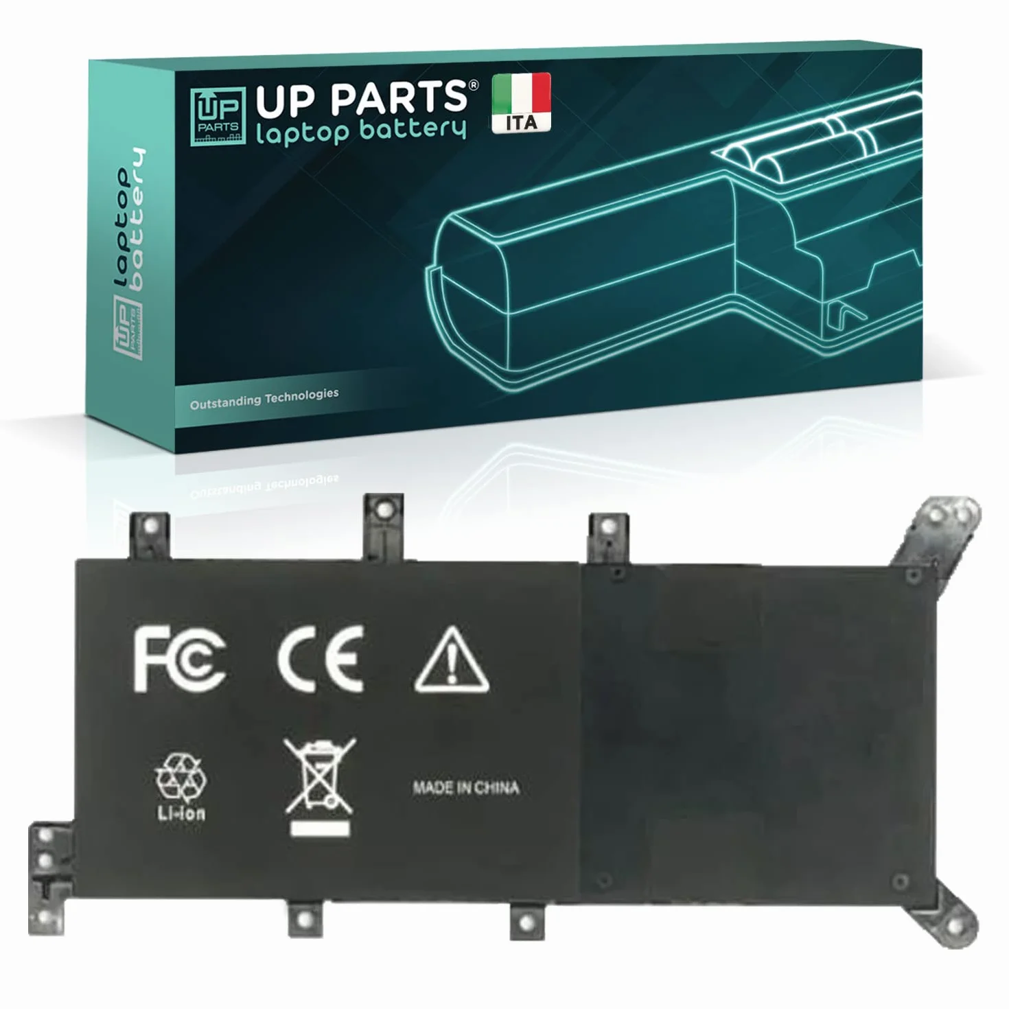 Batteria Compatibile con il Modello batteria ASUS C21N1347 0B200-01130300 per Notebook Laptop Asus F555U F555L X554L X555L A555L R556L (5000 mAh 7,6V 37 Wh) Batteria con assistenza Italiana