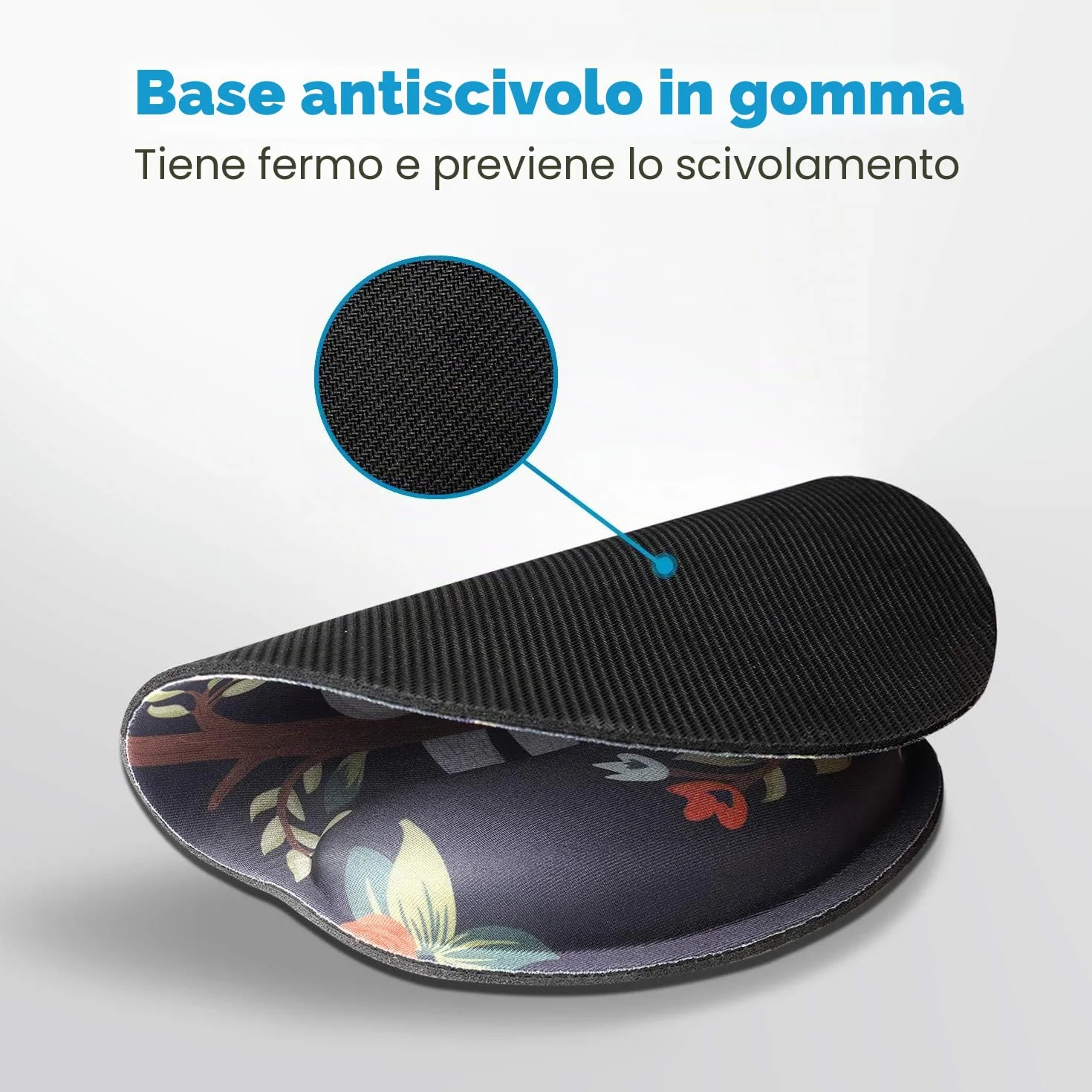 AOKSUNOVA Tappetino per il mouse ergonomico, con poggiapolsi