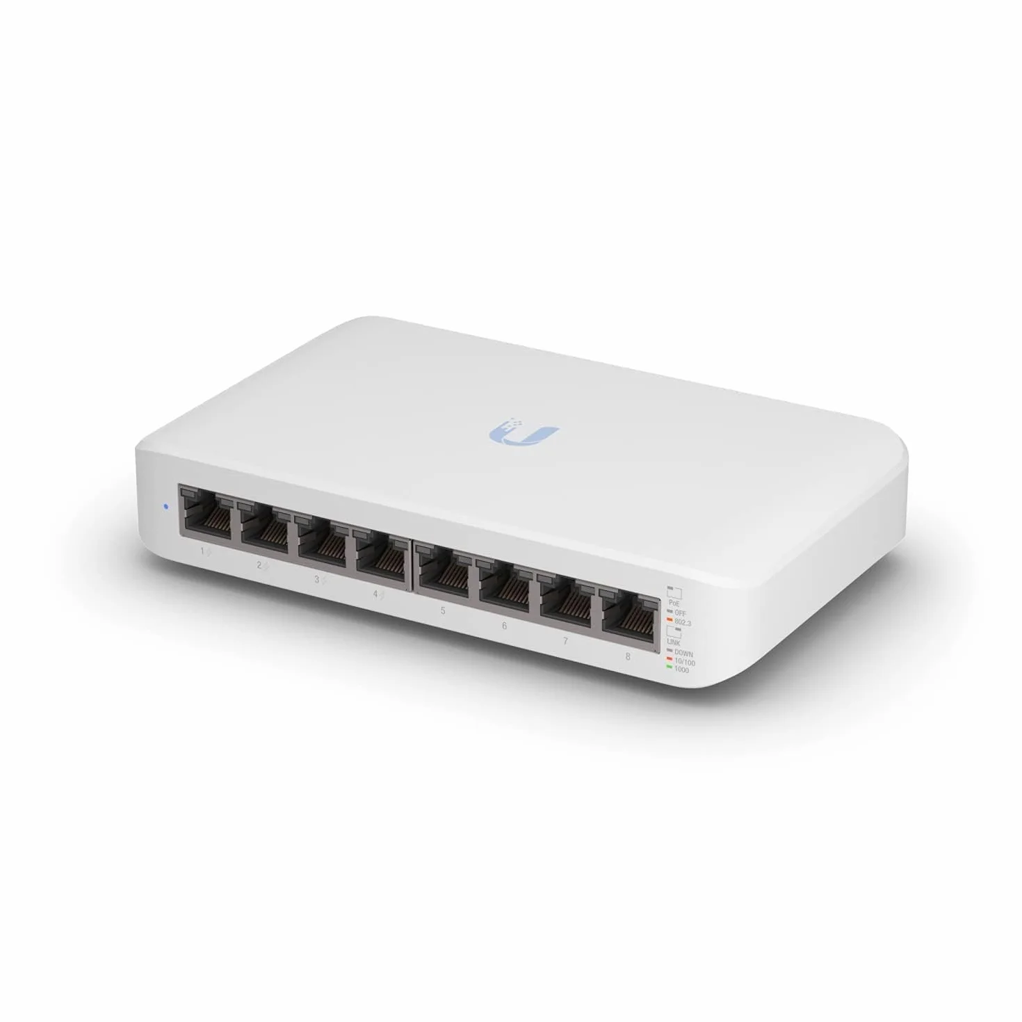 Switch Di Rete Ubiquiti UsW-LitE-8-Poe - Smart Desktop Con 8 Porte Gigabit Di Cui 4 Poe+ - Gestito L