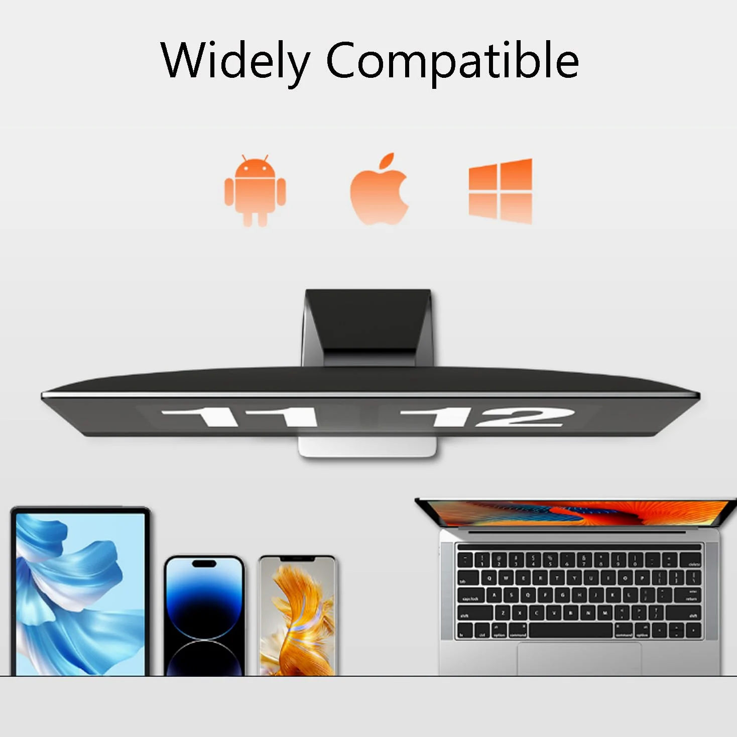 Mouse wireless Bluetooth da 2,4 GHz, 4 DPI, mouse ottico USB regolabile, silenzioso, luminescenza, mouse senza fili, con display di alimentazione, ricaricabile, compatibile per laptop Android,