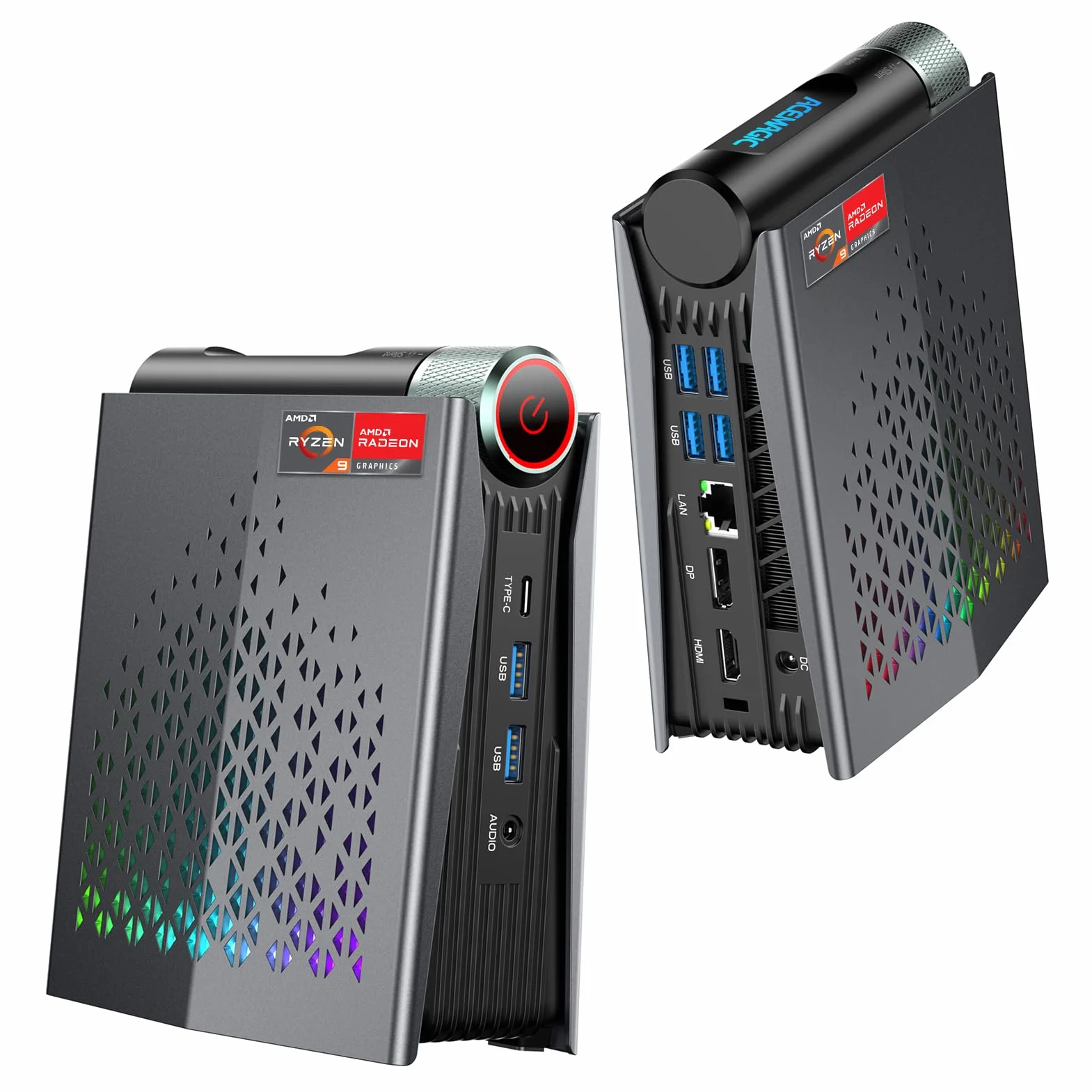 ACEMAGICIAN S3A Mini PC Gaming AMD Ryzen 9 6900HX 32GB DDR5 1TB NVMe SSD W11 Pro Triple Display HDMI DP Type-C WiFi 6 BT5.2