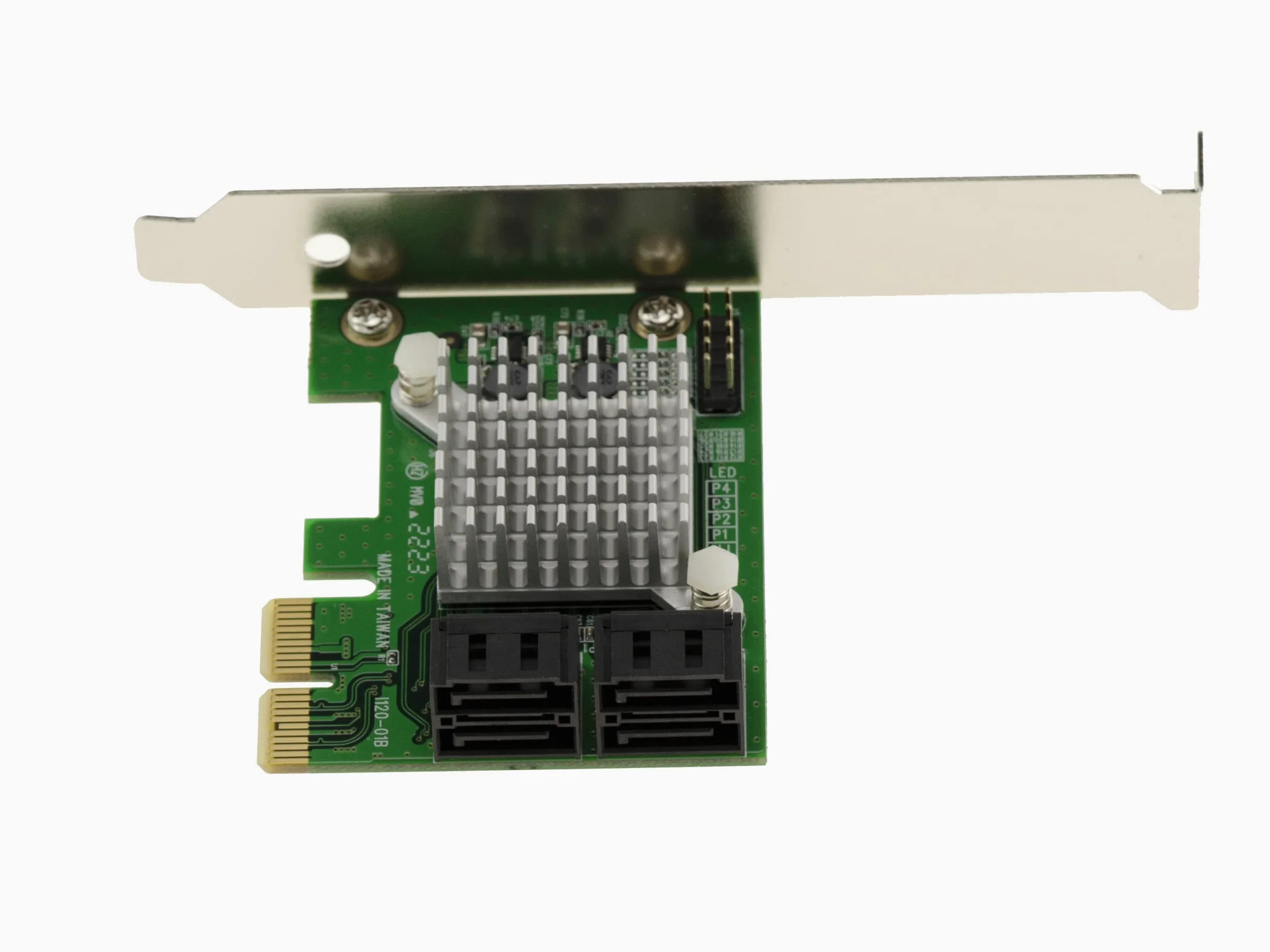 KALEA-INFORMATIQUE Scheda PCI Express PCIe x2 con 4 porte SATA. Chipset Marvell 88SE9230 Hardware Raid 0 1 10