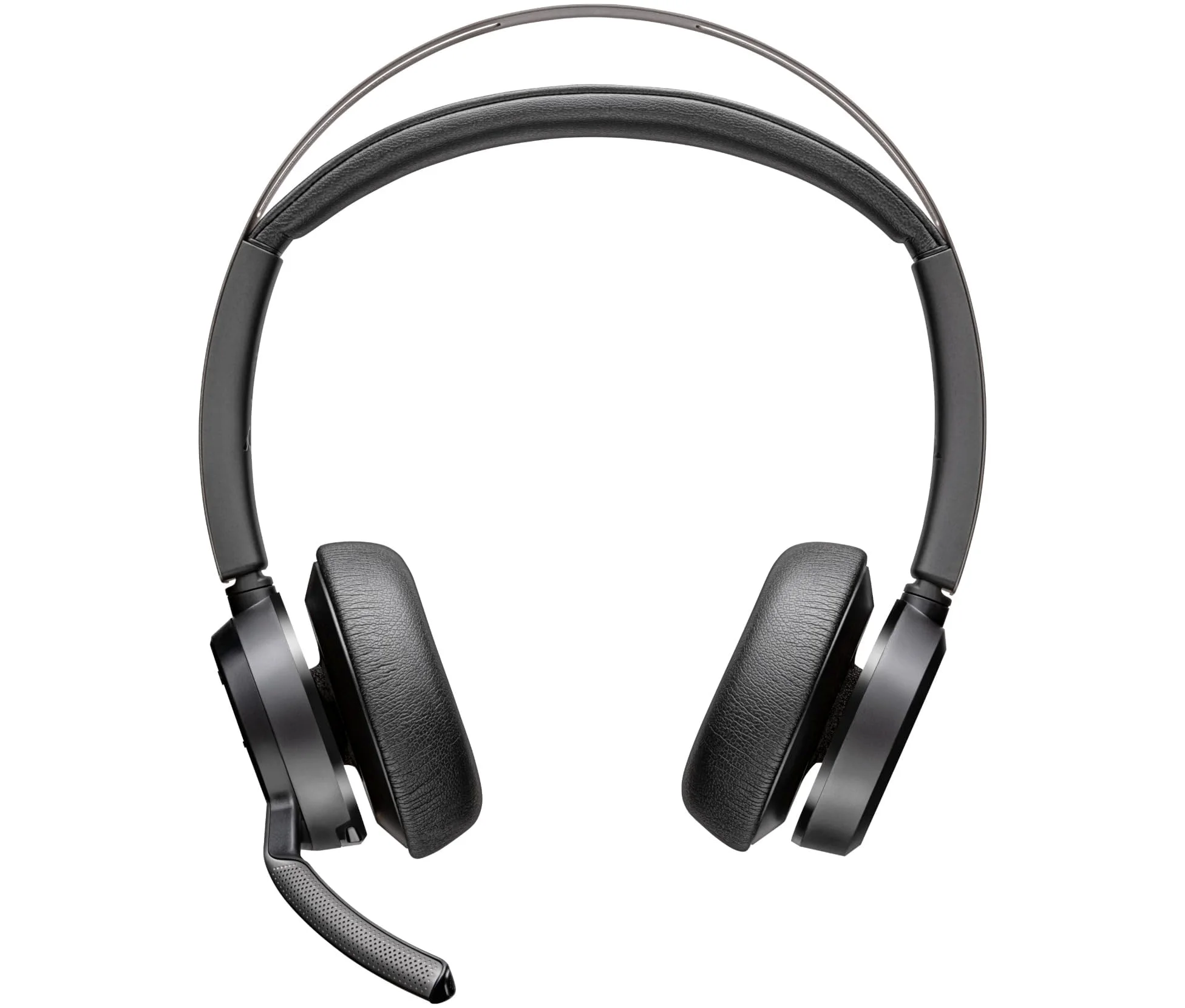 Poly Voyager Focus 2 USB-C-C Headset con adattatore USB-C/A A58JCAA con cancellazione attiva del rumore e tecnologia Acoustic Fence