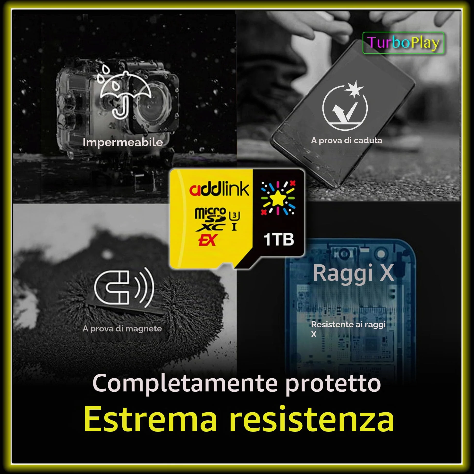addlink Scheda microSD Express da 1 TB per Nintendo Switch 2, velocità fino a R/W 880/750 MB/s memoria MicroSDXC Express, ROG Ally, Steam Deck, fotocamera UHS-I, C10, U3, V30, Full HD 4K