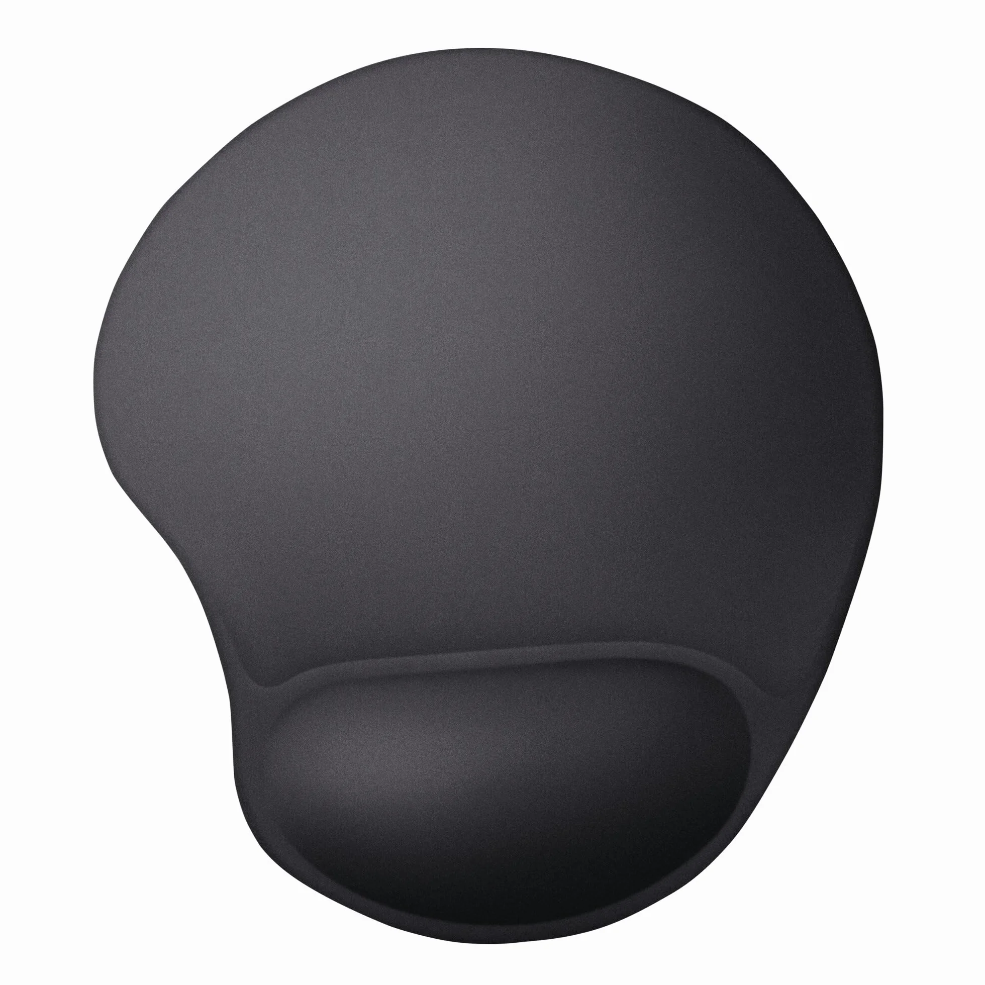 Trust BigFoot Tappetino Mouse Ergonomico Poggiapolsi Gel Antiscivolo Microfibra Nero