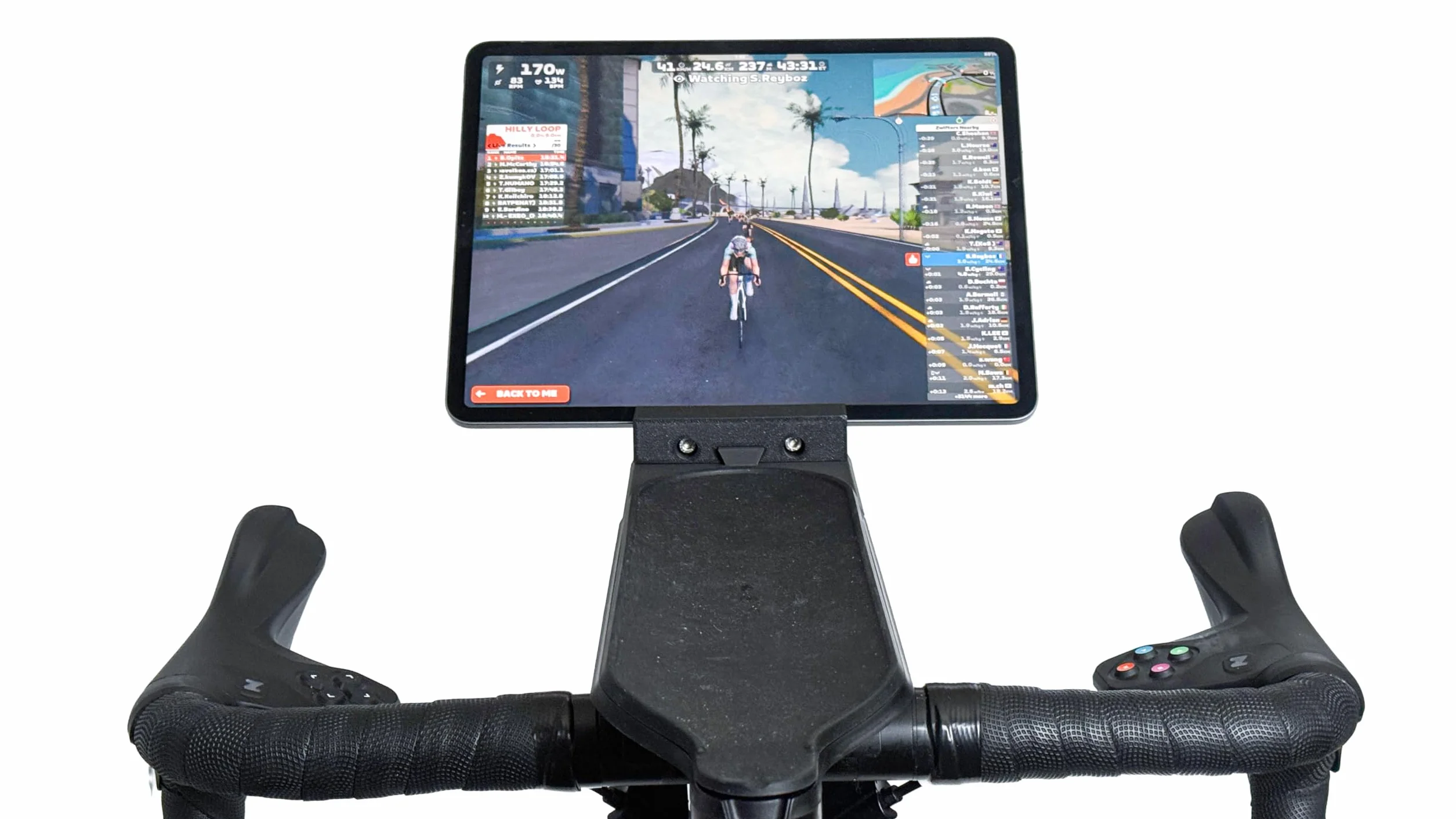 Zwift Ride Supporto per tablet e manubrio, nero