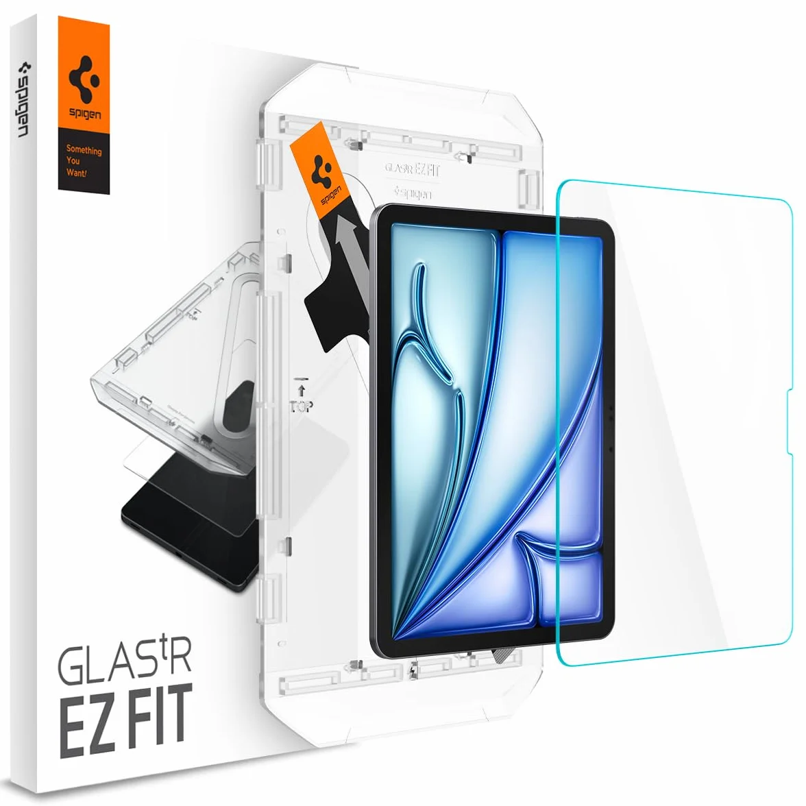 Spigen Vetro Temperato compatibile con iPad Air 11 pollici M4 M3 M2 9H Pellicola protettiva