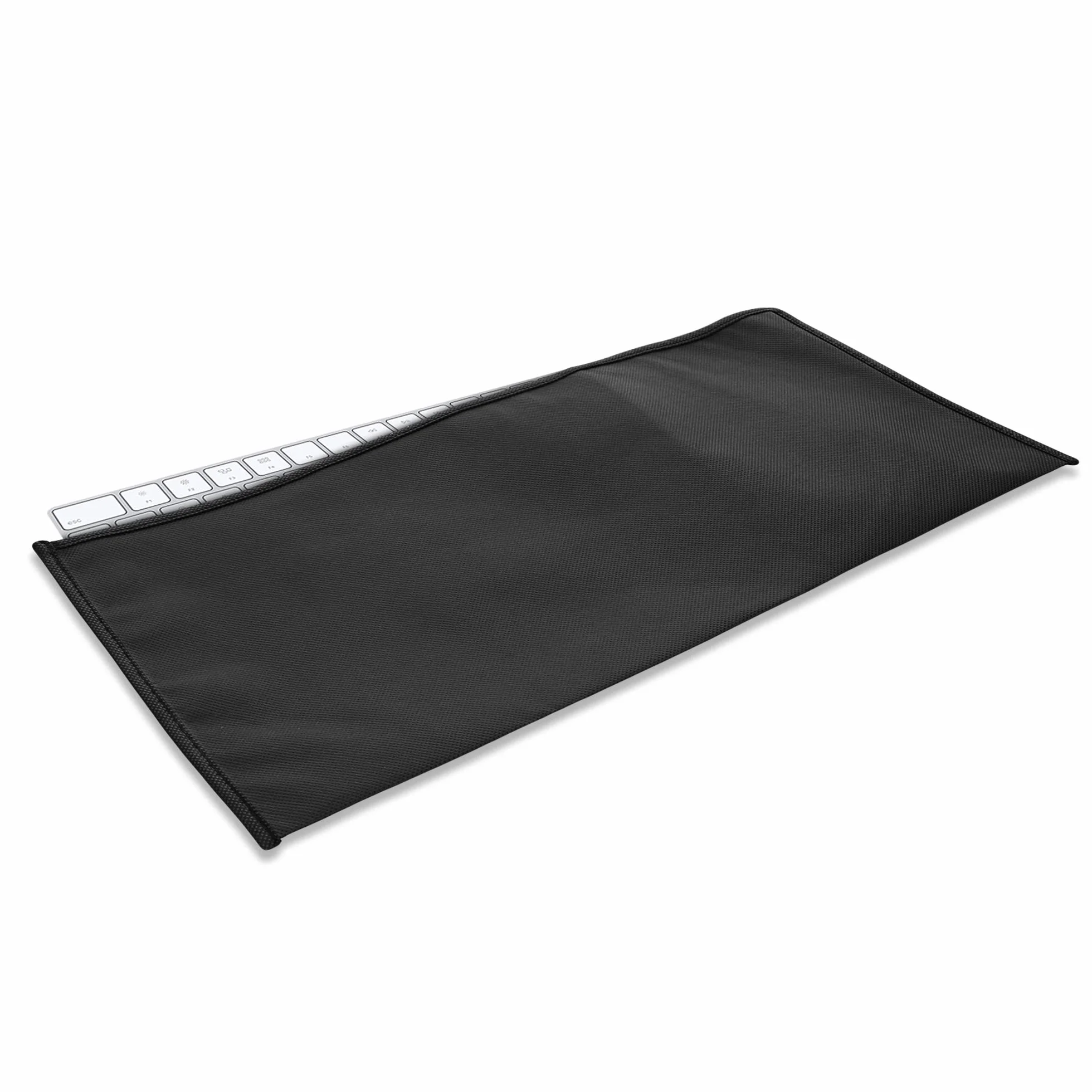 kwmobile Custodia Copritastiera Compatibile con Universal Keyboard (M) - Protezione Antipolvere Tastiera PC - Cover Protettiva Nero