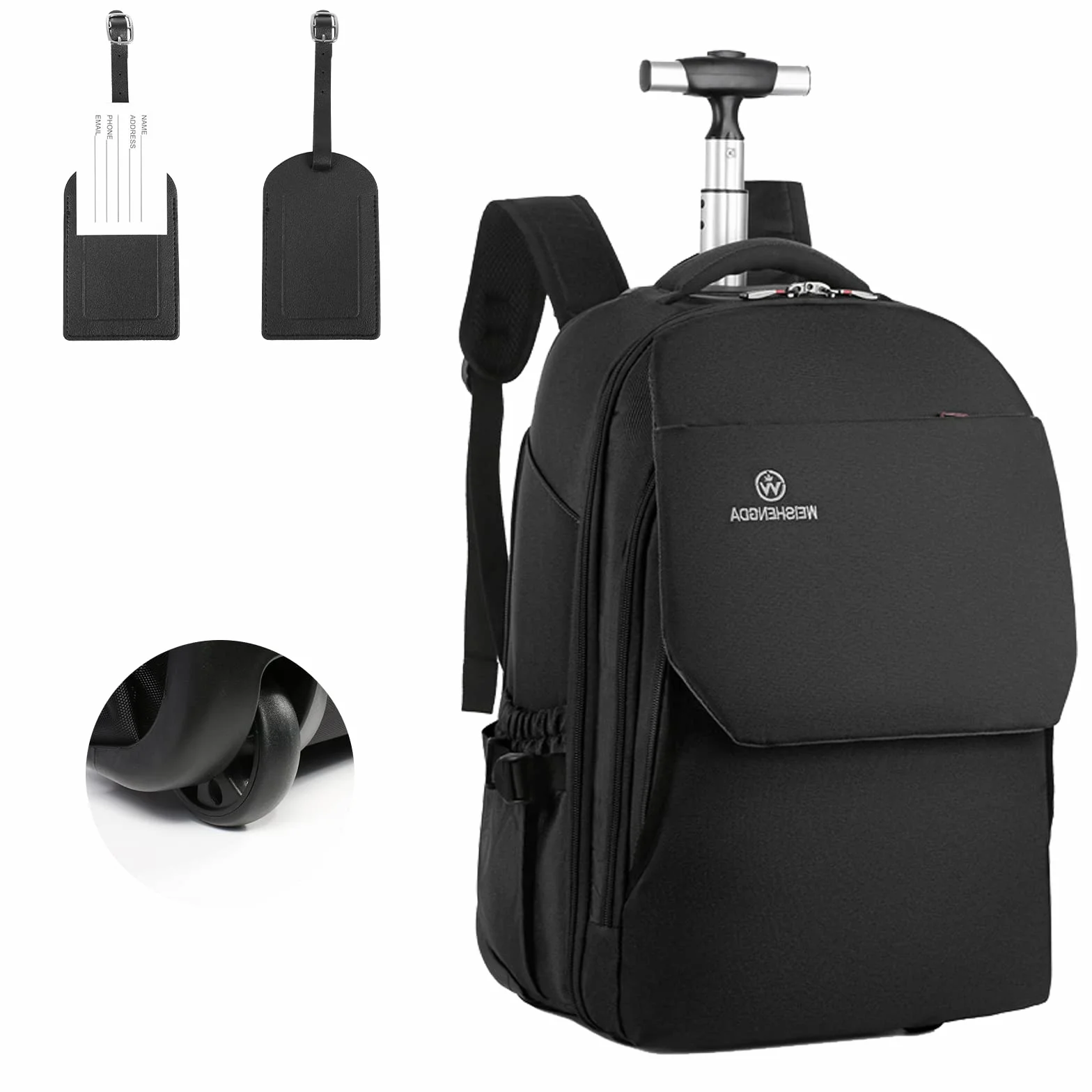Hivexagon Trolley Viaggi D'Affari 19" Impermeabile Con Ruote Silenziose E Cinghie Confezionabili
