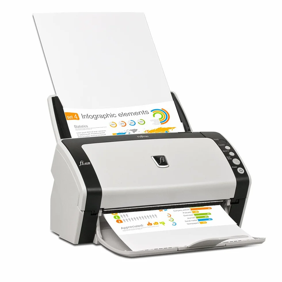 Fujitsu fi-6130 Scanner A4 USB 2.0 ricondizionato