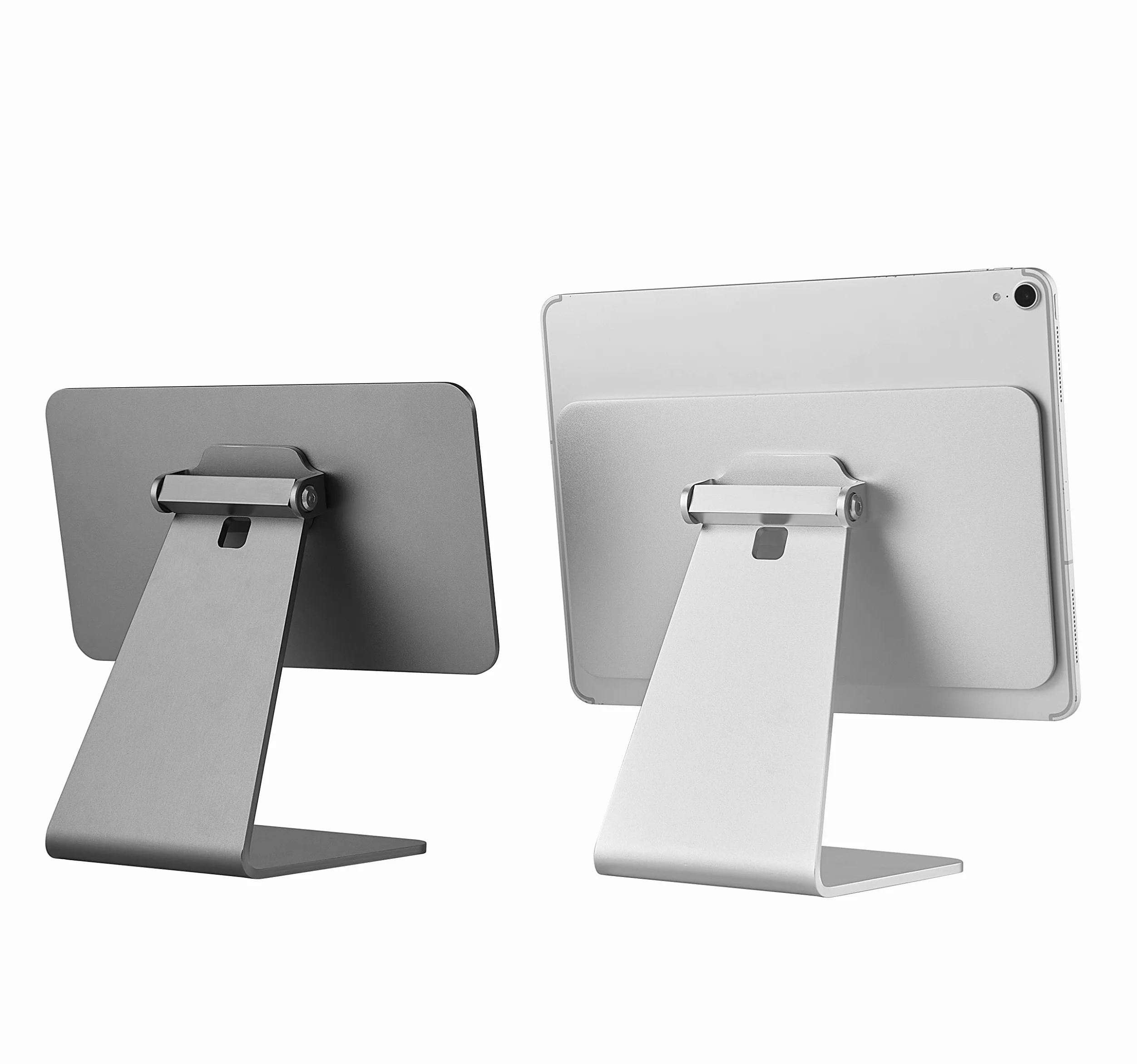 Supporto per iPad Pro 12,9''/iPad Air 13'', Staffa portasupporto regolabile in altezza magnetica per Apple iPad Air 13'' e iPad Pro 12,9'' 3ª/4ª/5ª/6ª generazione - Grigio