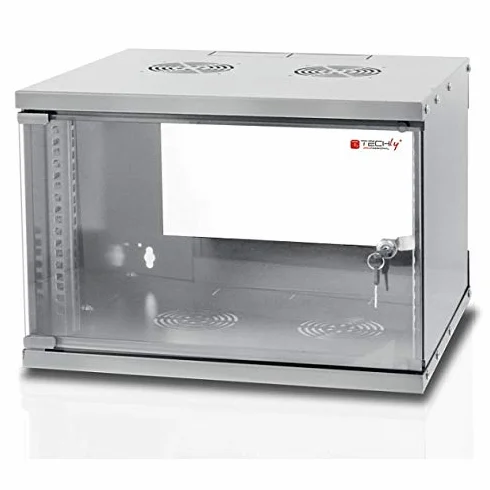 Techly Professional 108194 Armadio Rack 19" a Muro 9U Prof. 320 Grigio Assemblato Grigio