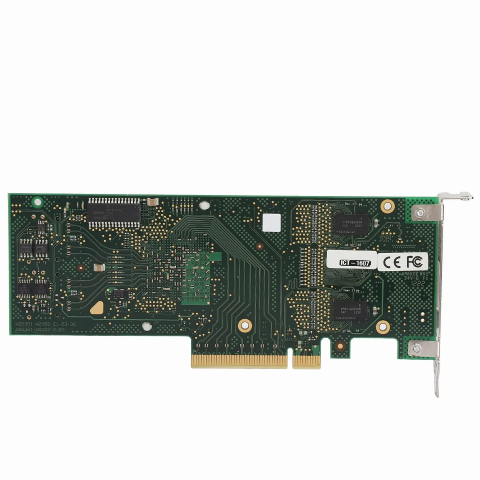 Akozon Connettore Mini SAS SFF 8087 X4, D2616 SAS2108 SATA Raid 6Gbs 512M Cache Array Controller PCI Scheda Baffle Basso Otto Porte SATA Interne