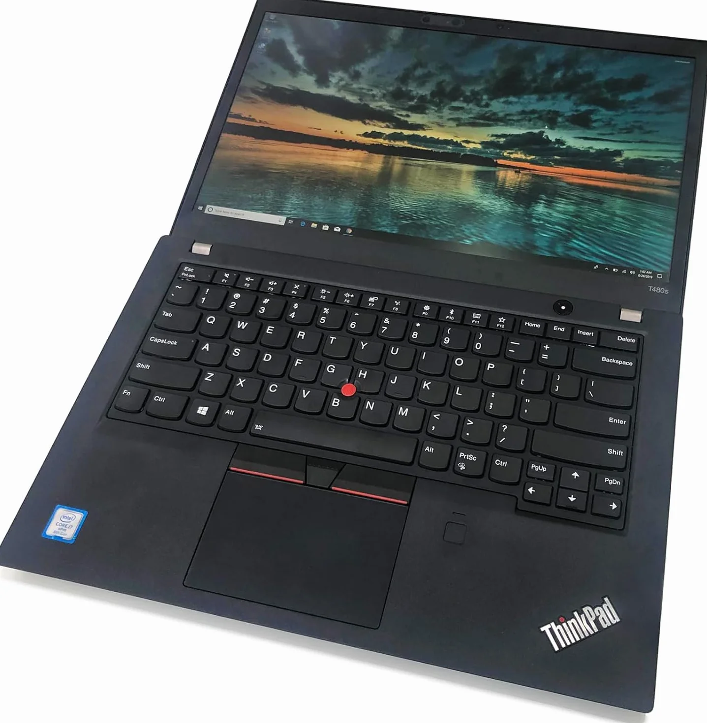 Lenovo ThinkPad T480s Business Laptop Notebook da 14 pollici, Intel Core i5-8350U, 8 GB RAM, SSD da 256 GB, tastiera US QWERTY Windows 11 Pro (ricondizionato)