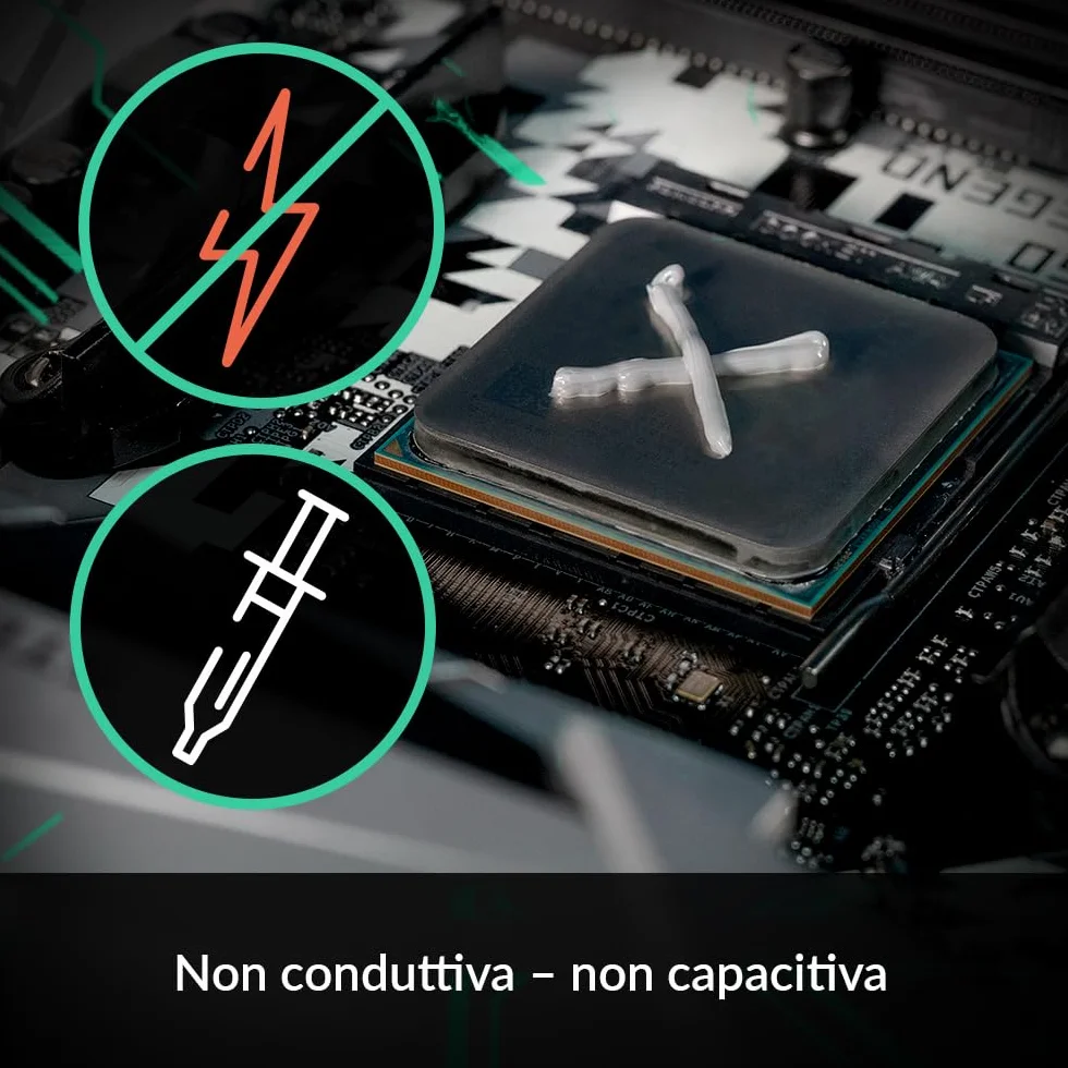 ARCTIC MX-4 (Spatolina incl., 4 g) Premium Performance Pasta Termica CPU CPUper tutti i processori (CPU, GPU - PC, PS4,), conducibilità termica molto alta, lunga durabilità, thermal paste