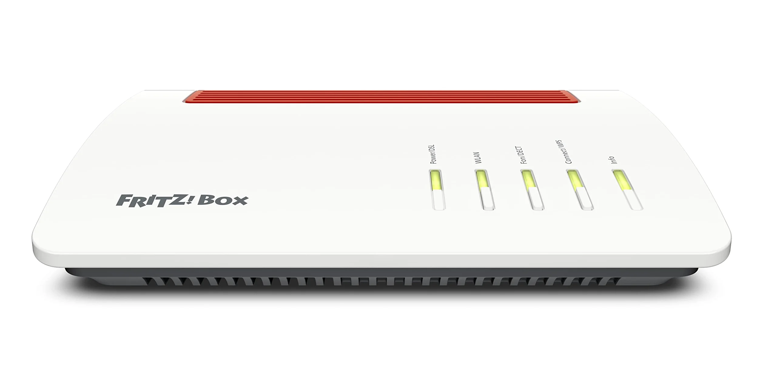 AVM FRITZ!Box 7590 AX Edition International, Modem Router Wi-Fi 6 Dual Band veloce fino a 3.600 MBit/s, ADSL/VDLS fino a 300 MBit/s, Mesh, Base DECT, Media Server, Interfaccia in italiano
