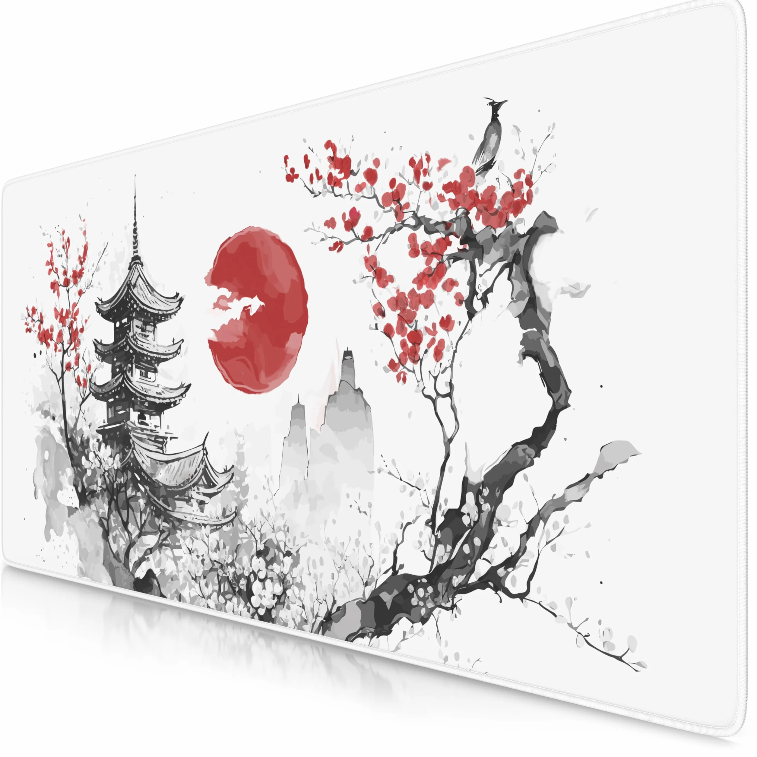 TITANWOLF Tappetino per Mouse XXL 900 x 400 – Office Mousepad – Controllo preciso del Mouse migliora la velocità e la precisione – Tenuta Stabile – Lavabile – Sottomano per Ufficio e casa
