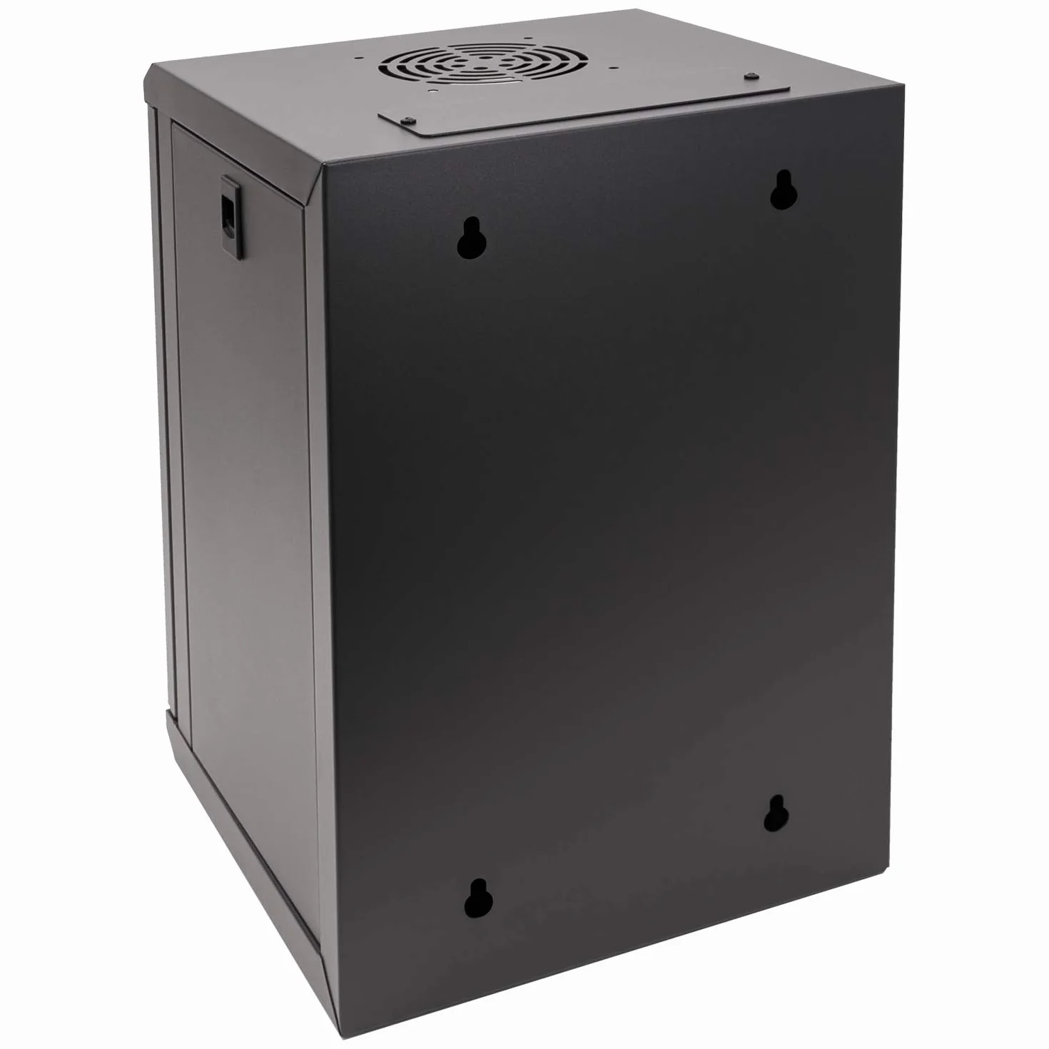 HMF 63309-02 Armadio rack 10 pollici, Armadio di rete | 9 U | Completamente Assemblato | 31,2 x 30 x 48,3 cm | nero