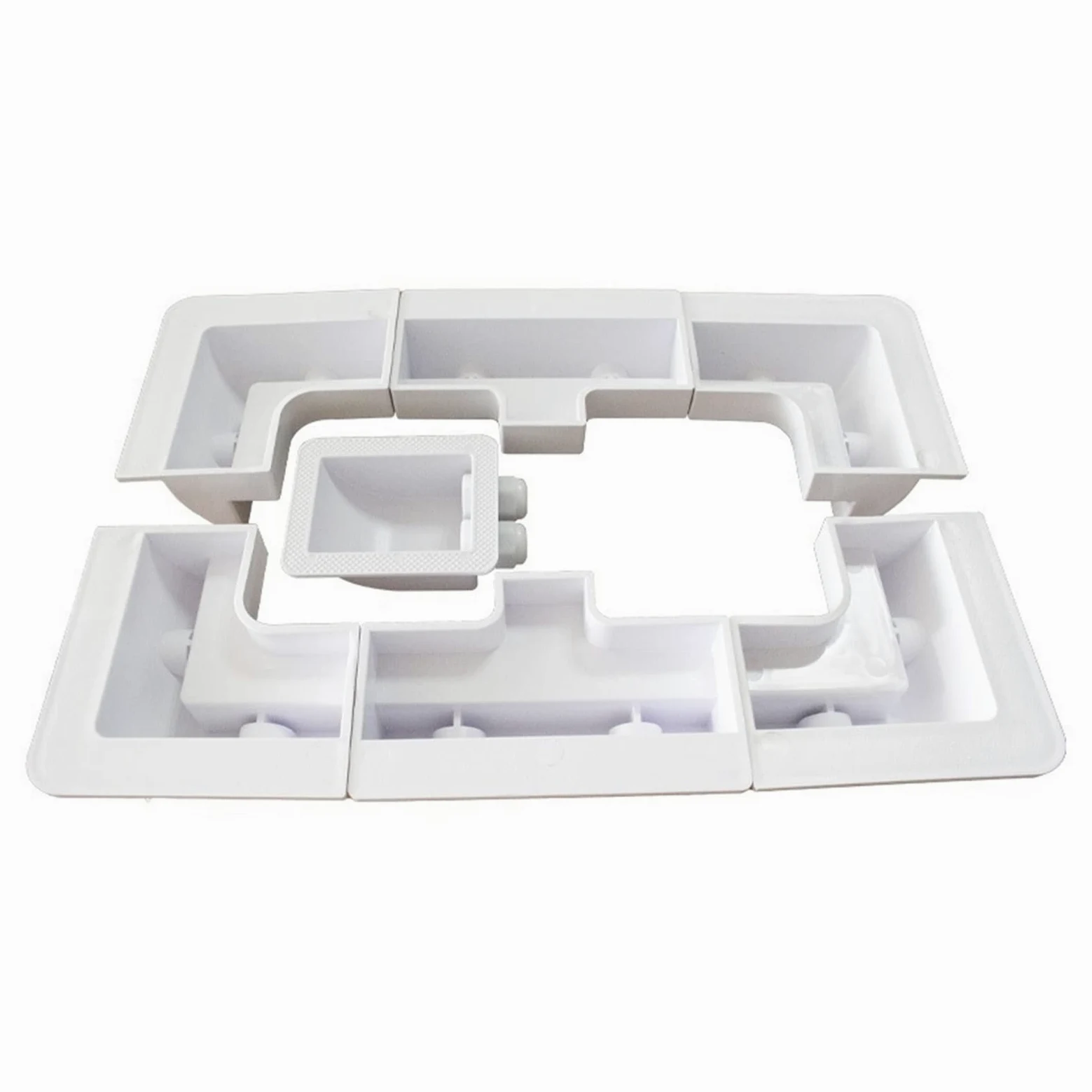 1 Set (7. PC) UV. Caravan resistente addominali Solar Panel Spoiler Staffa di montaggio Kit Kit Cavo Staffa laterale Compatible With barche/Capannoni/Tetto