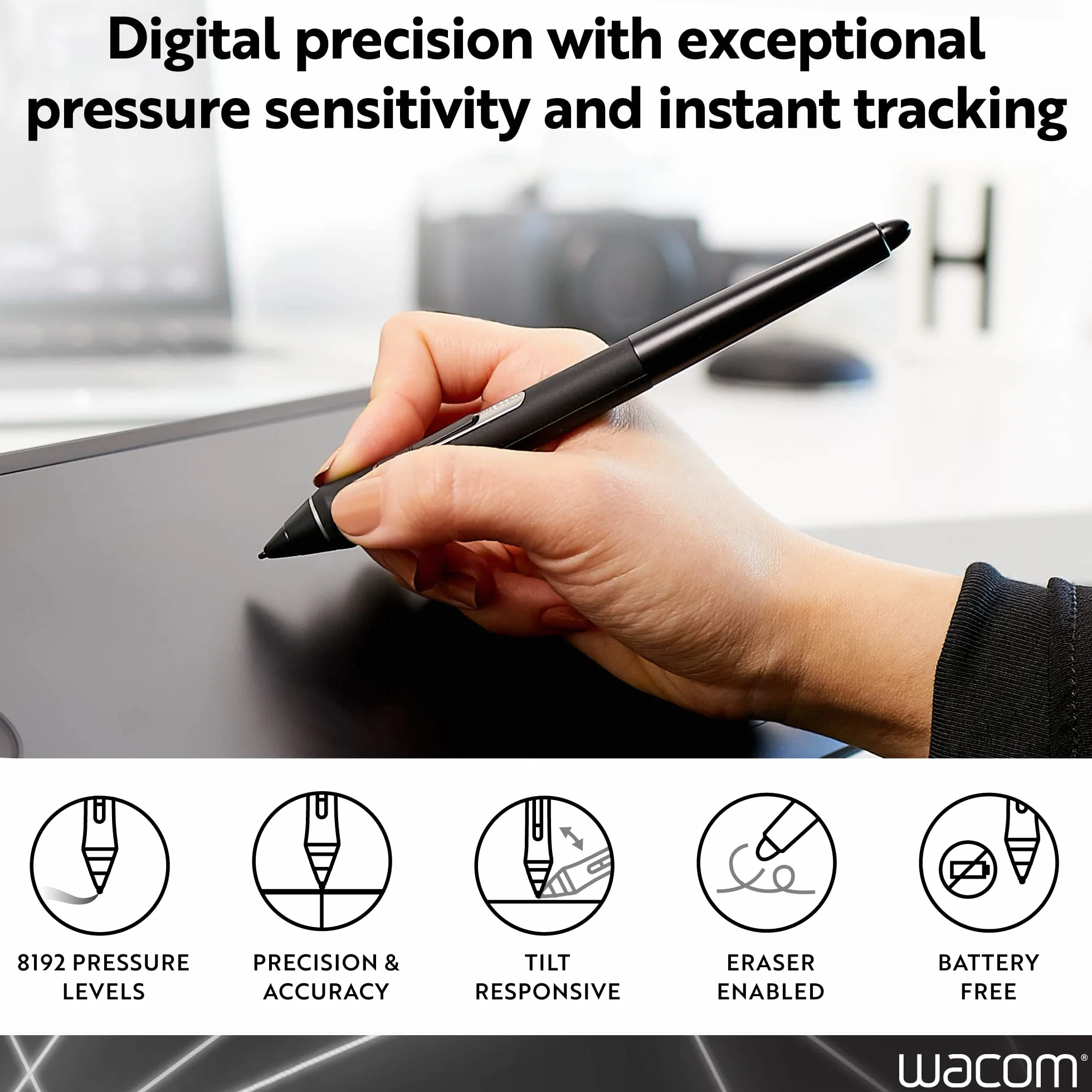 Wacom Pro Pen 2 - Stift - Drahtlos - Schwarz
