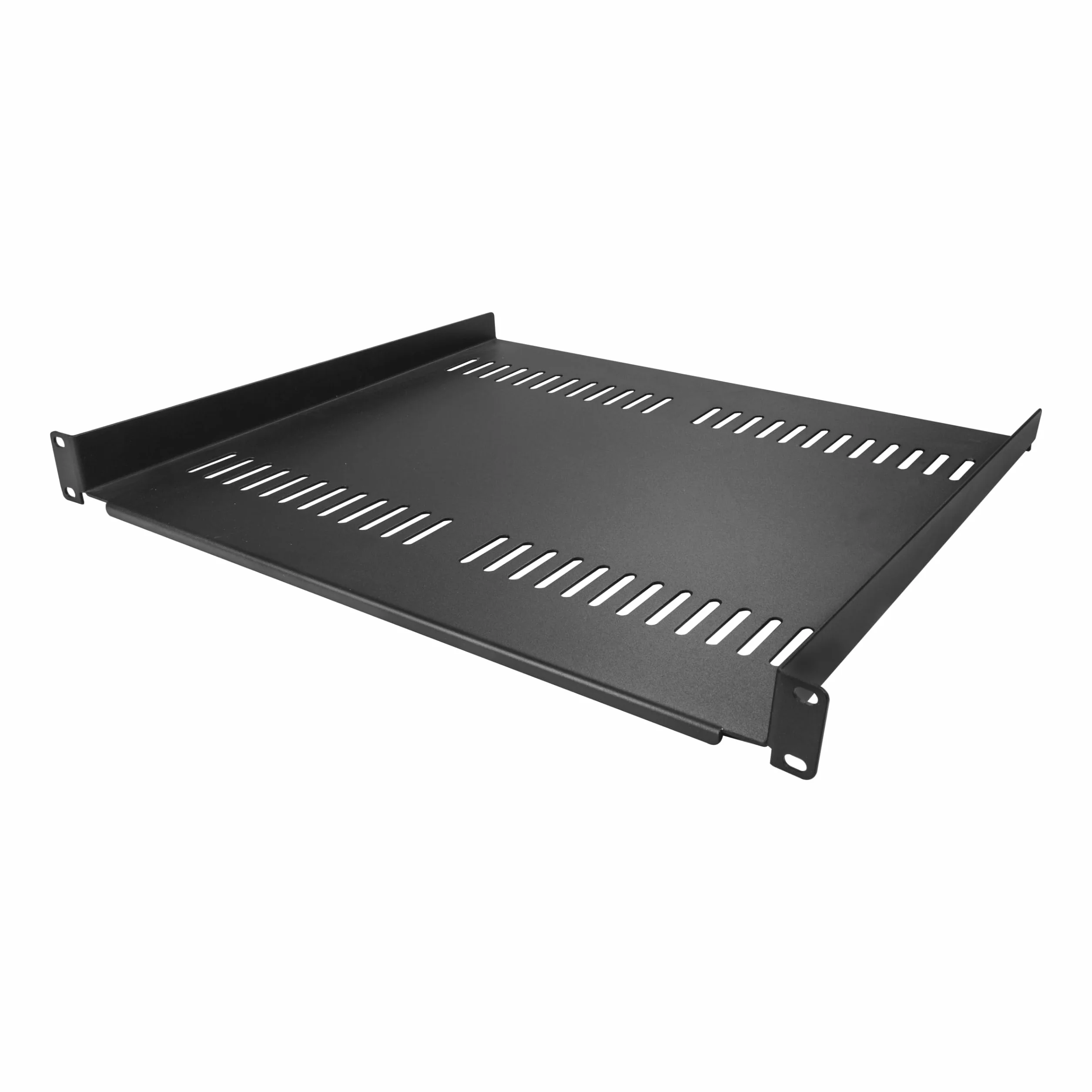 StarTech.com Mensola per Rack 19" 1U Ventilata Ripiano universale Acciaio Capacità 20kg Profondità 41cm Nero