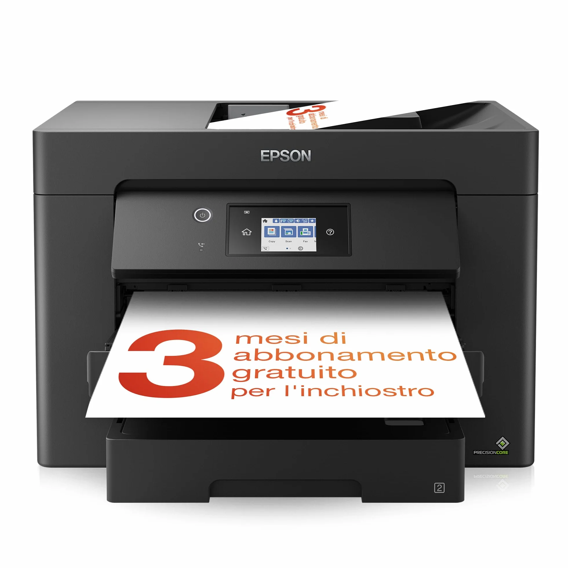 Epson WorkForce WF-7830DTWF Stampante multifunzione A3 fronte/retro Fax Scansione Copia ADF 50 pagine 25 ppm