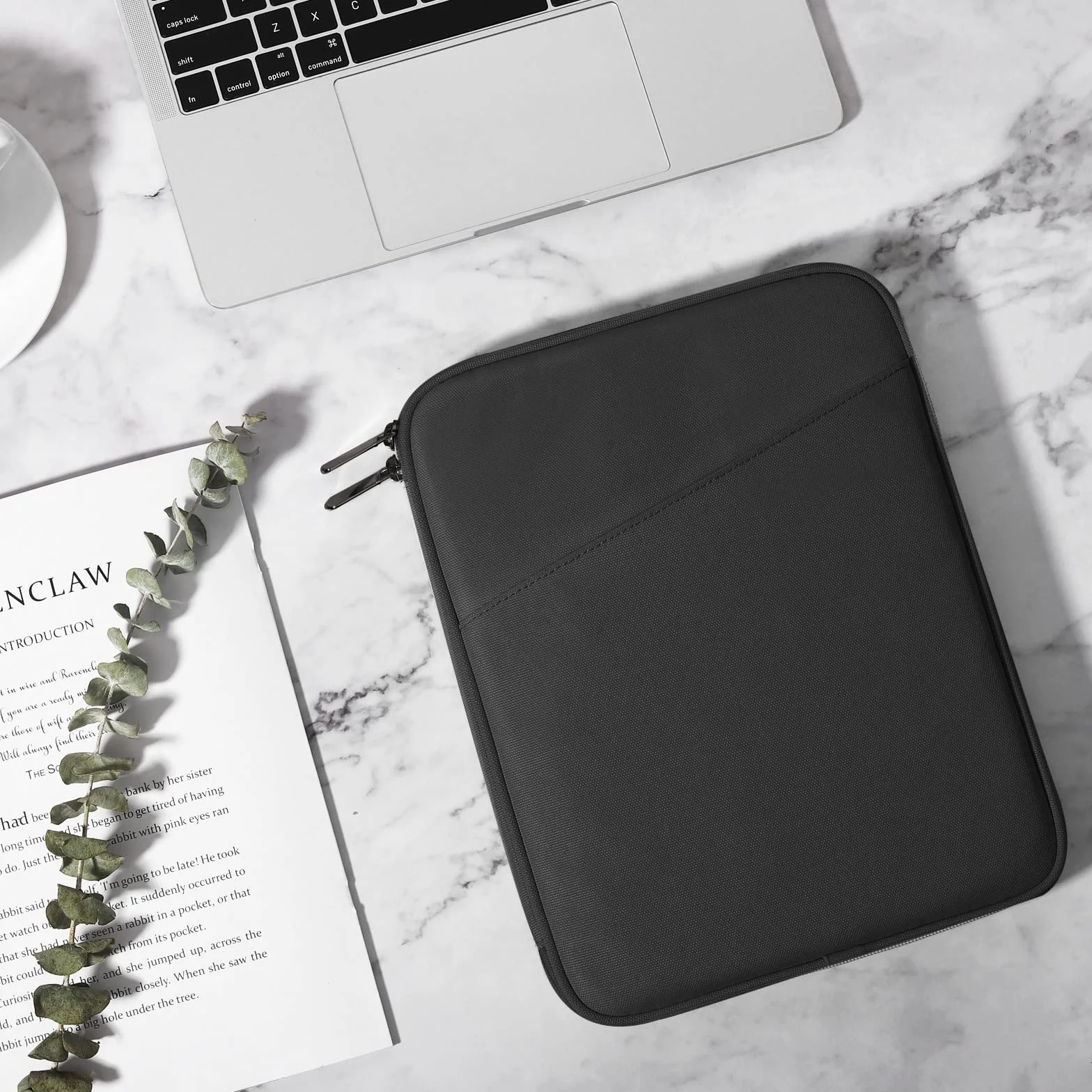 TiMOVO 9-11" Custodia per Tablet, Compatibile con iPad 11" A16 2025, iPad 10,9"/10,2"| Air 11", Galaxy Tab A9+ / A11 Plus 11", Borsa Protettiva con Tasche, Nero