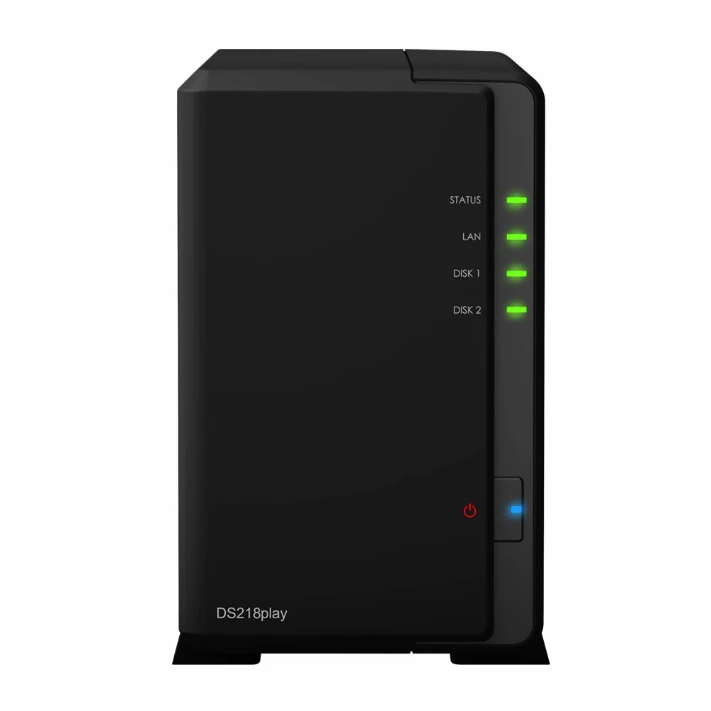 Synology DS218play 2 Bay Desktop NAS Enclosure
