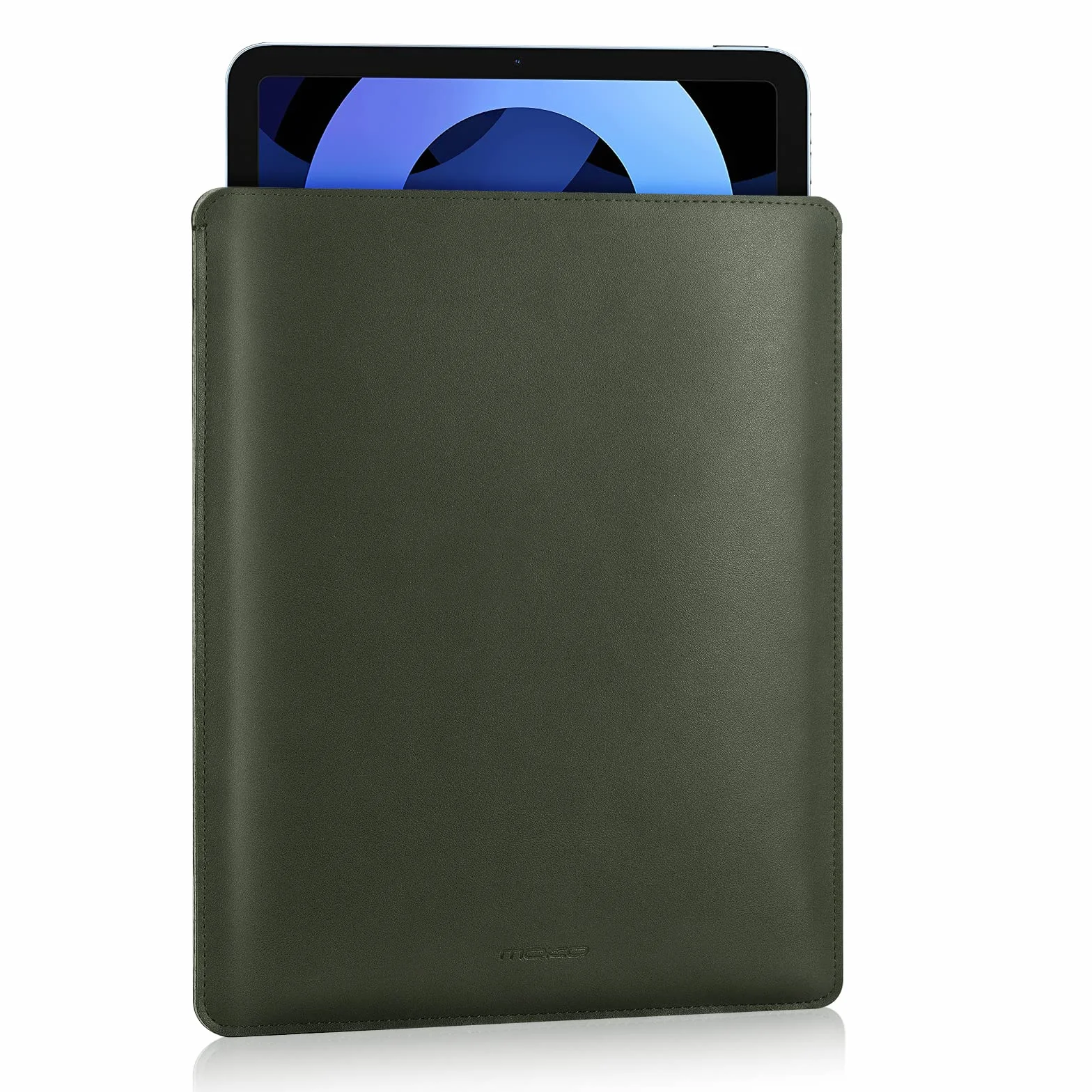 MoKo Custodia per Tablet Compatibile con iPad Air 5 10.9‘’ 2022 iPad PRO 11 2021/2020/2018, iPad 9th 8th 7th Gen 10.2, iPad Air 4 10.9, iPad 9.7, Cover per Tablet da 9-11'', in Feltro, Verde Notte